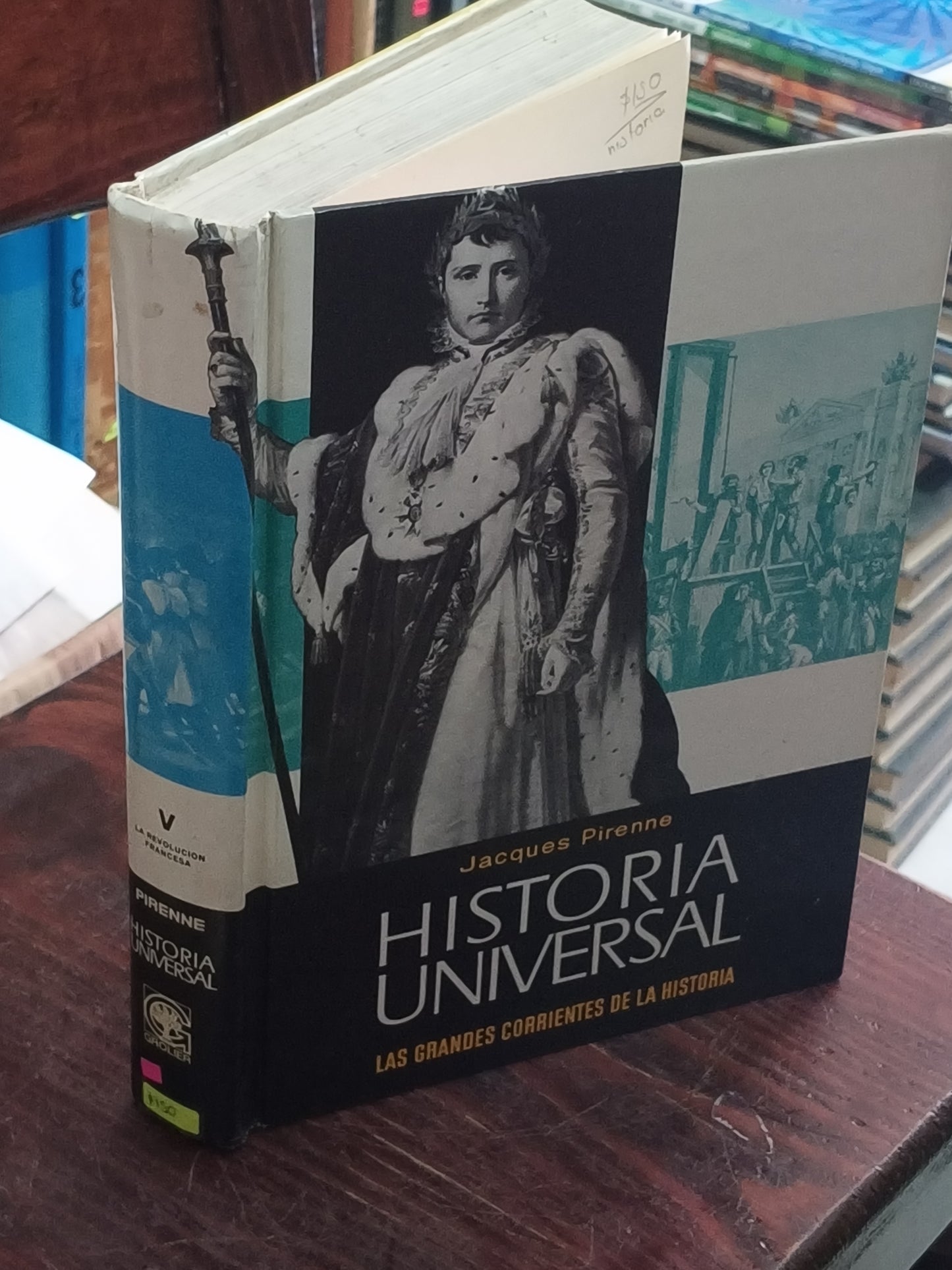 HISTORIA UNIVERSAL LAS GRANDES CORRIENTES DE LA HISTORIA V JACQUES PIRENNE USADO HISTORIA LITERARIO 305