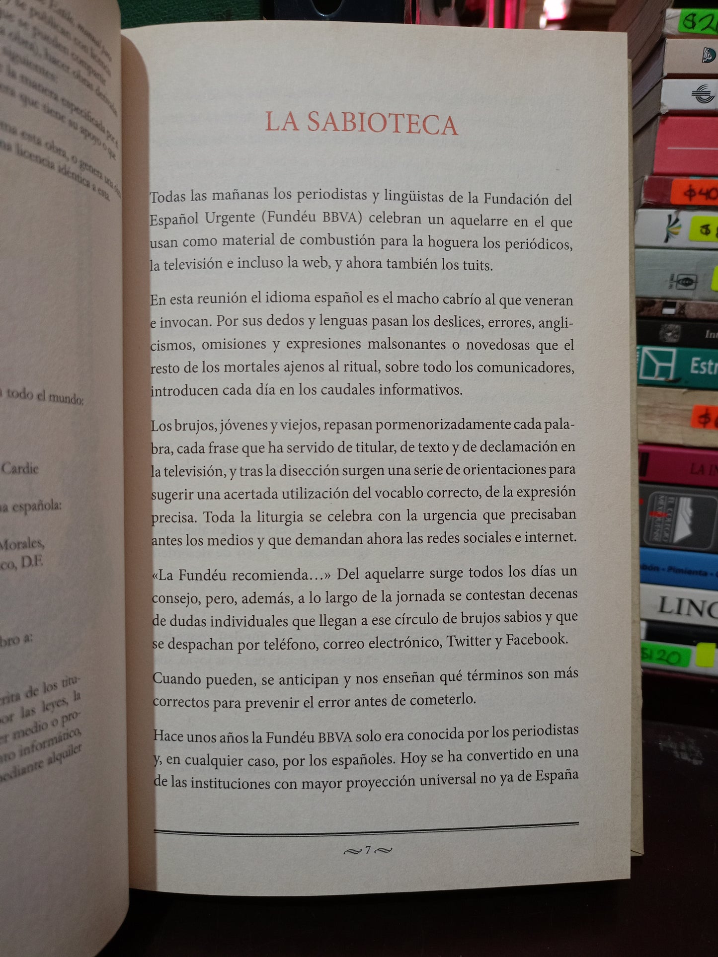 COMPENDIO ILUSTRADO Y AZAROSO DE TODO LO QUE SIEMPRE QUISO SABER SOBRE LA LENGUA ESPAÑOLA USADO EDUCACIÓN LITERARIO 305