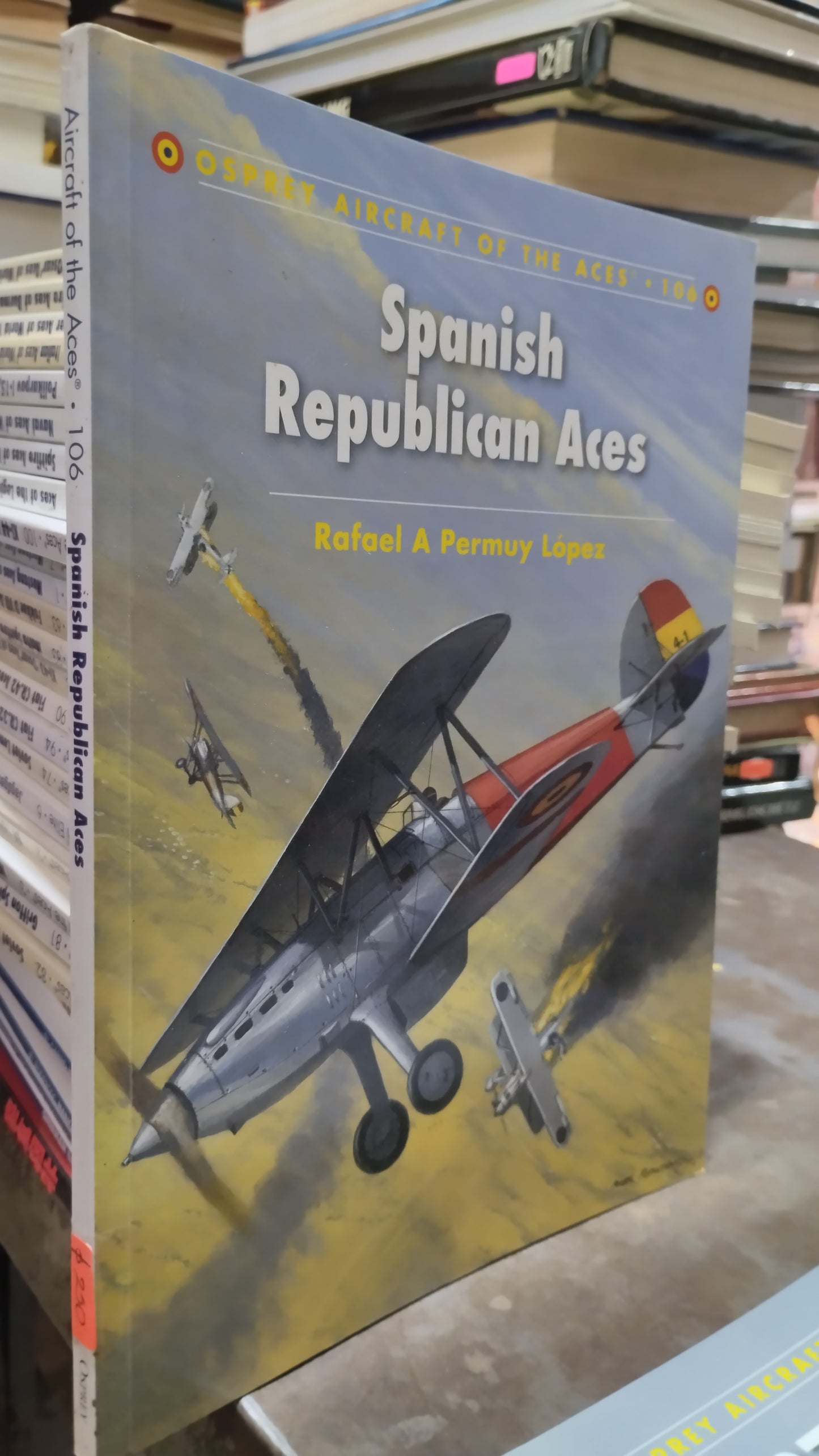 SPANISH REPUBLICAN ACES 106 LIBRO USADO HISTORIA ALDAMA