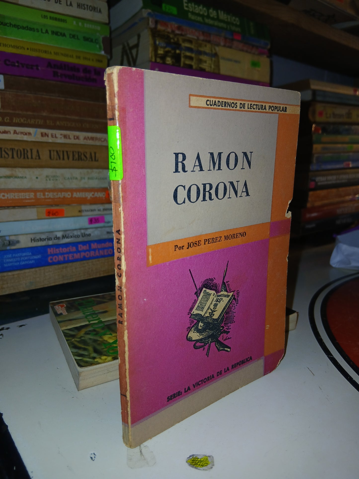 RAMÓN CORONA POR JOSÉ PÉREZ MORENO USADO NOVELA LITERARIO 207