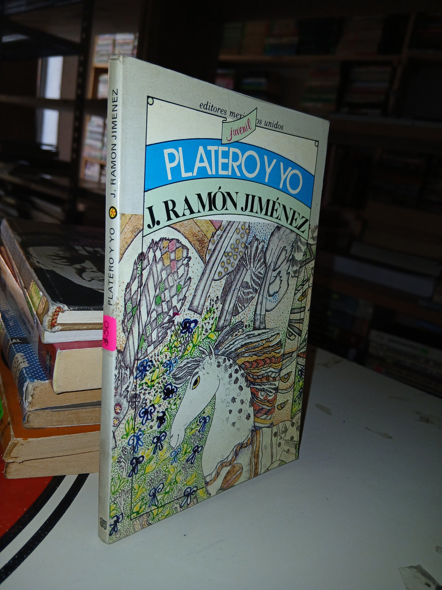 PLATERO Y YO POR JUAN RAMÓN JIMÉNEZ USADO NOVELA LITERARIO 207