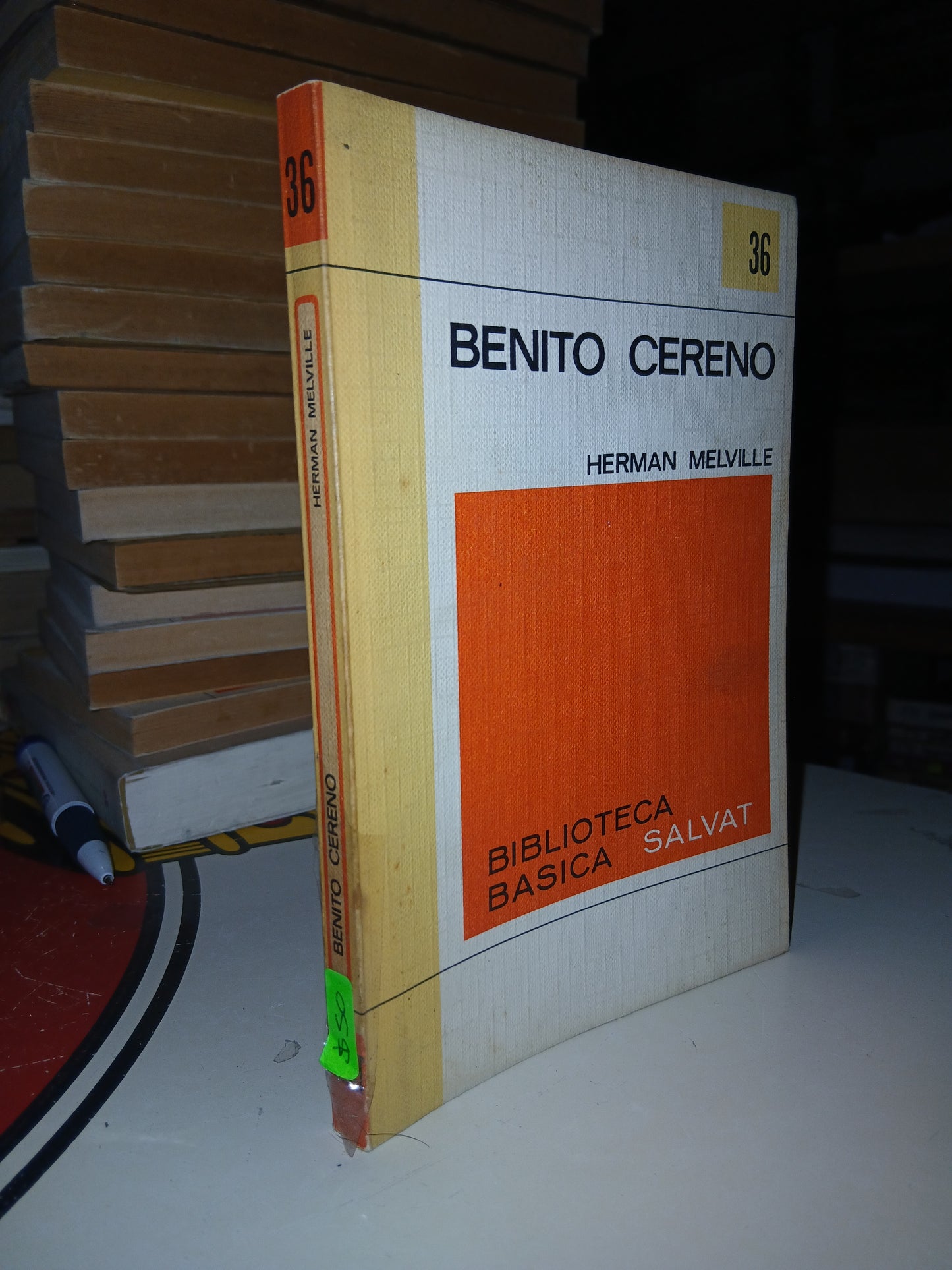 BENITO CERENO POR HERMAN MELVILLE USADO NOVELA LITERARIO 207