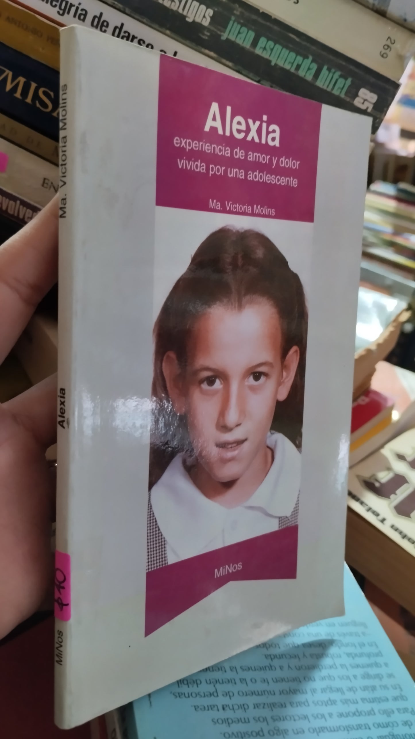 ALEXIA POR MA VICTORIA MOLIS LIBRO USADO RELIGION ALDAMA