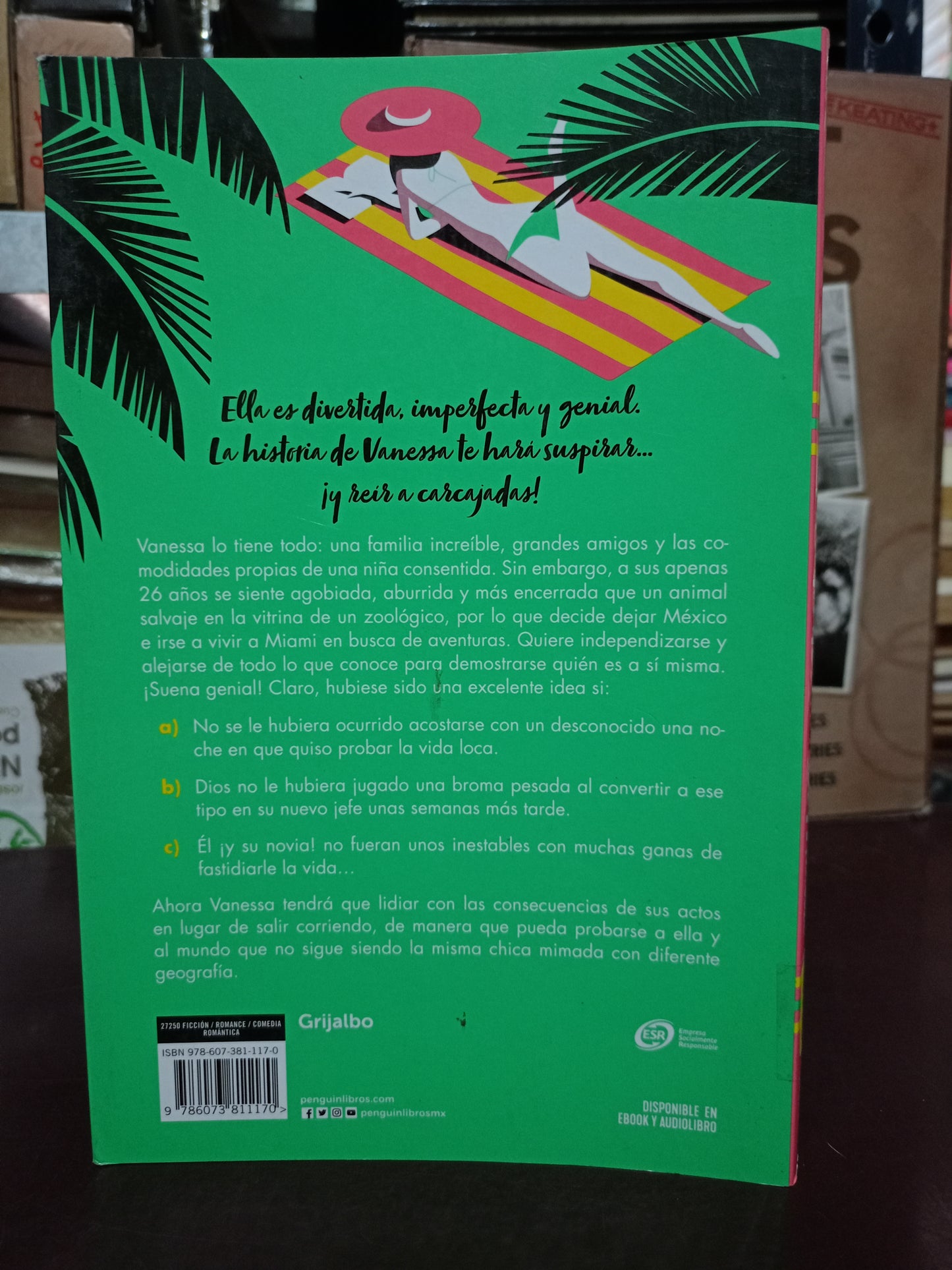 ENREDOS DE AMOR EN MIAMI POR VANESSA COHEN USADO NOVELA LITERARIO 305
