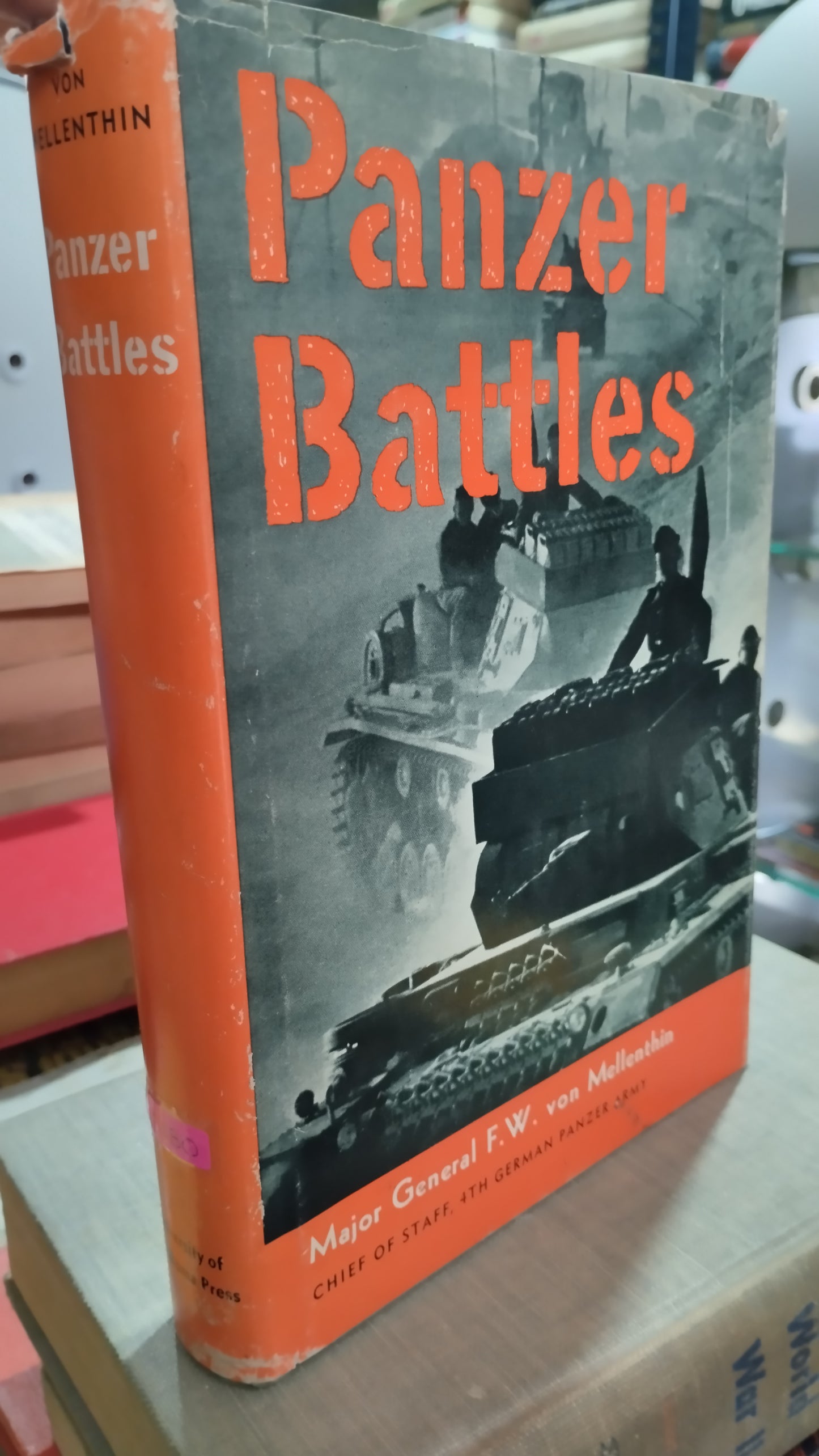 PANZER BATTLES POR VON MELLENTHIN LIBRO USADO HISTORIA ALDAMA