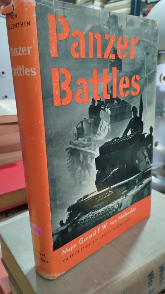 PANZER BATTLES POR VON MELLENTHIN LIBRO USADO HISTORIA ALDAMA
