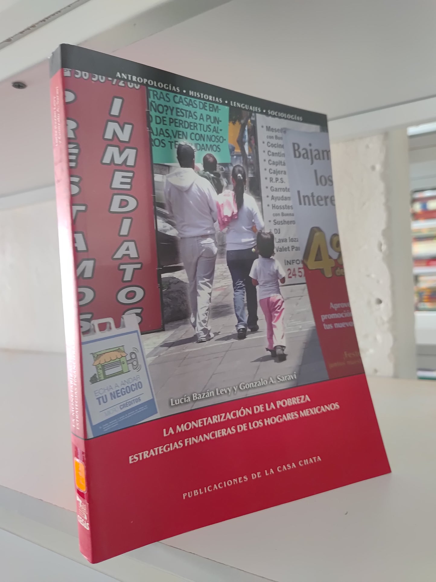 LA MONETARIZACION DE LA POBREZA ESTRATEGIAS FINANCIERAS DE LOS HOGARES MEXICANOS POR LUCIA BAZA LEVY USADO SOCIOLOGIA JUAREZ 515