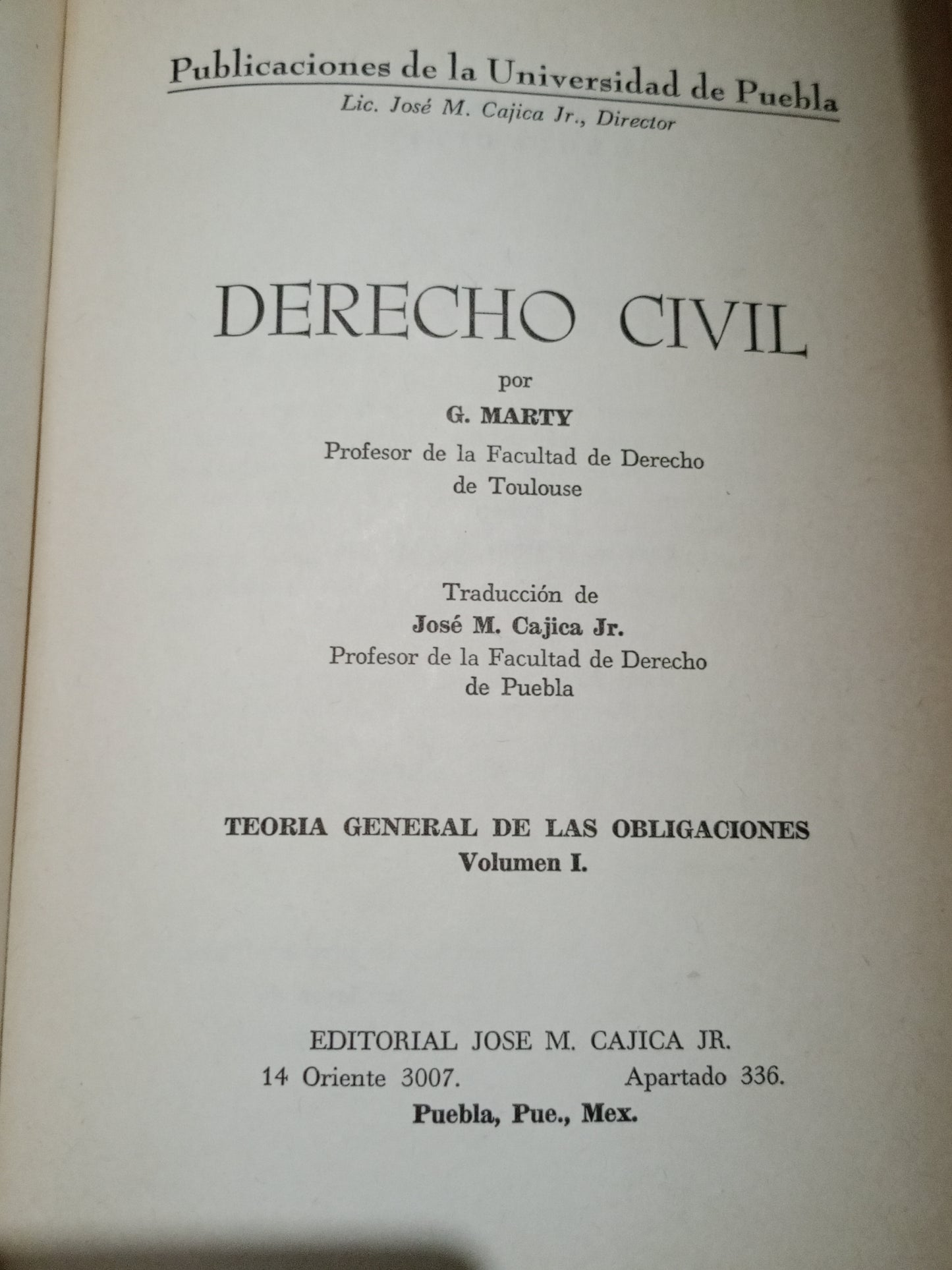 DERECHO CIVIL POR G MARTY USADO DERECHO LITERARIO 305