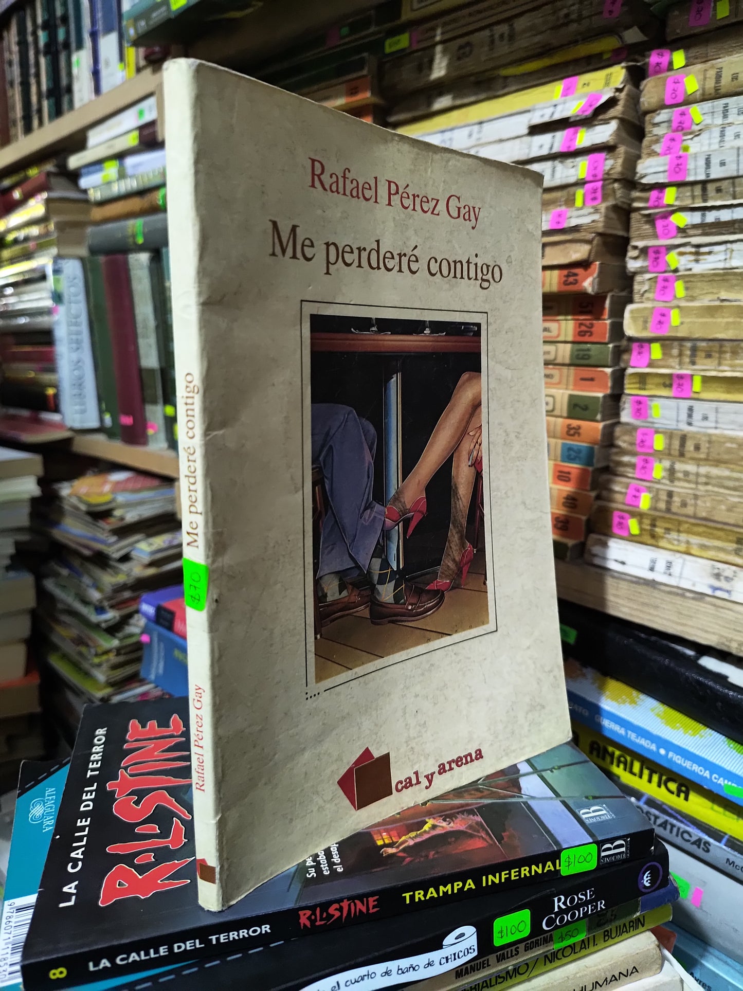 ME PERDERE CONTIGO POR RAFAEL PEREZ GAY USADO NOVELAS JUAREZ 507