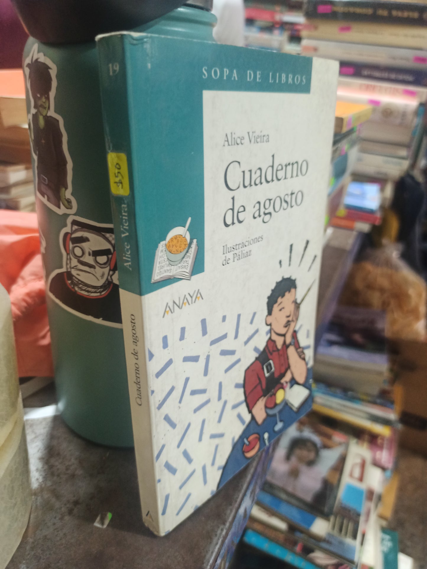CUADERNO DE AGOSTO POR ALICE VIEIRA USADO NOVELAS ALDAMA