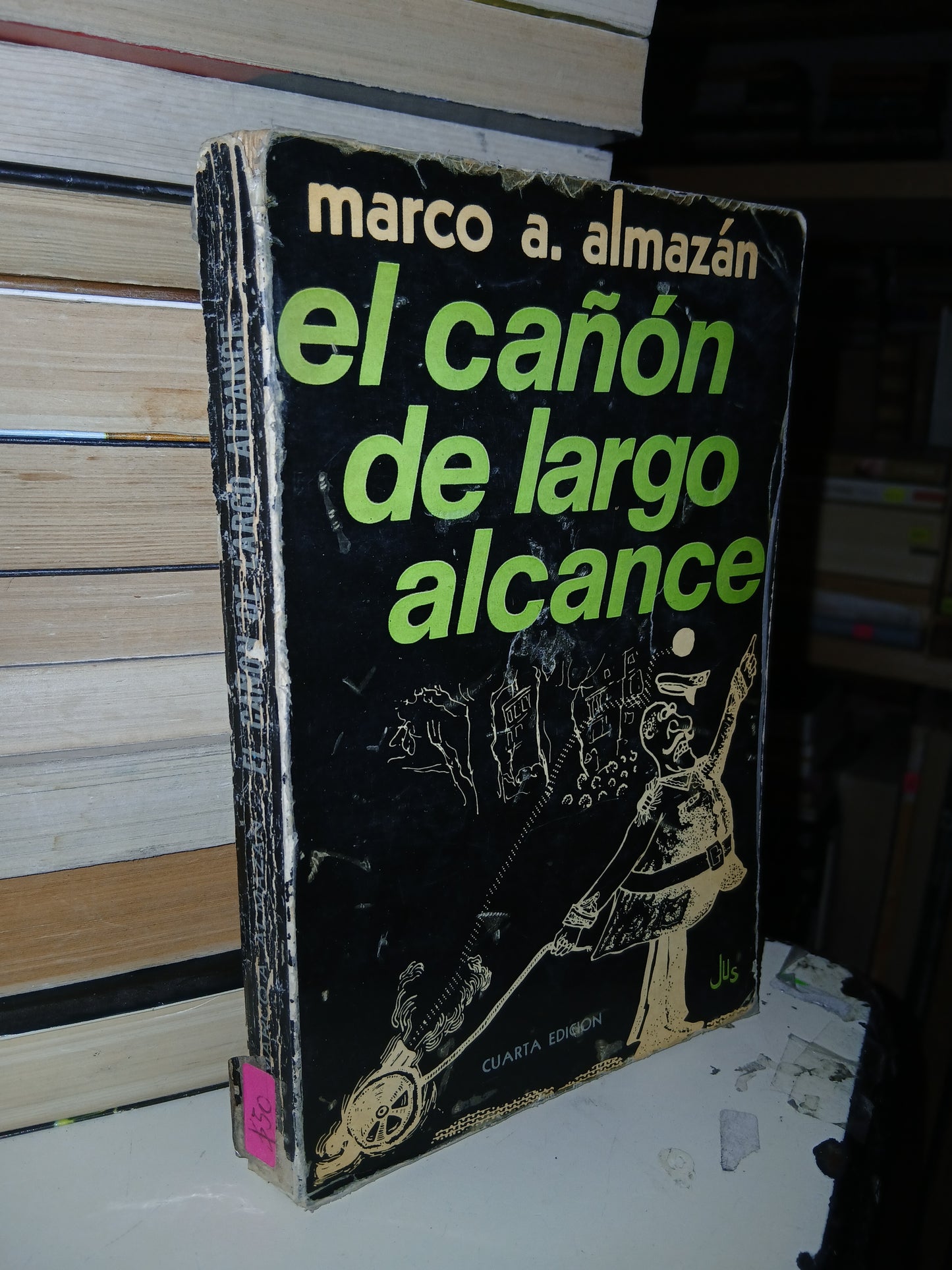 EL CAÑÓN DE LARGO ALCANCE POR MARCO A. ALMAZÁN USADO NOVELA LITERARIO 207