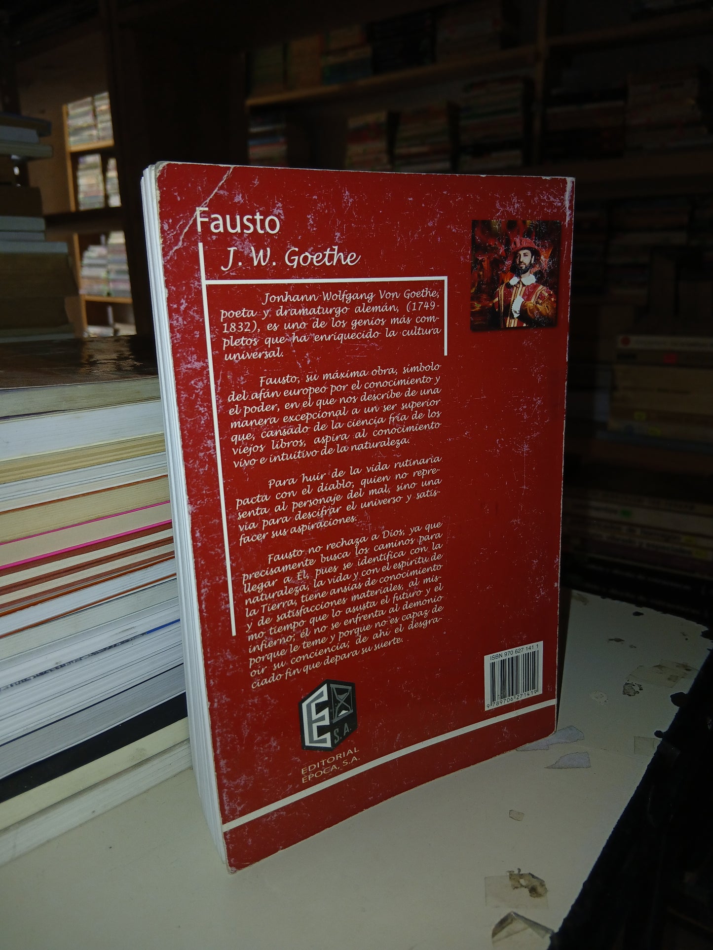 FAUSTO POR J. W. GOETHE USADO TEATRO LITERARIO 207