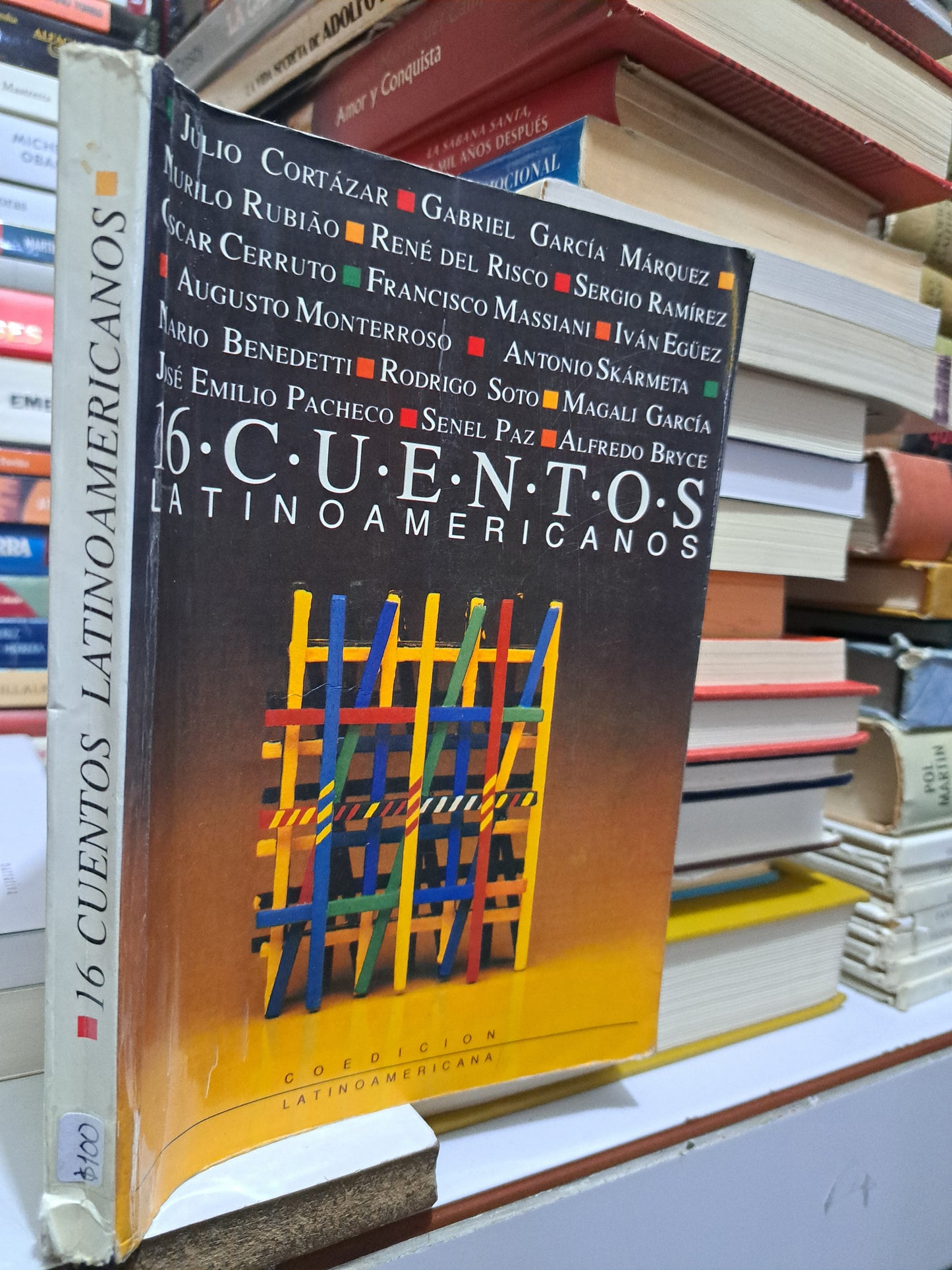 16 CUENTOS LATINOAMERICANOS  ANTOLOGÍA PARA JÓVENES USADO NOVELA JUÁREZ