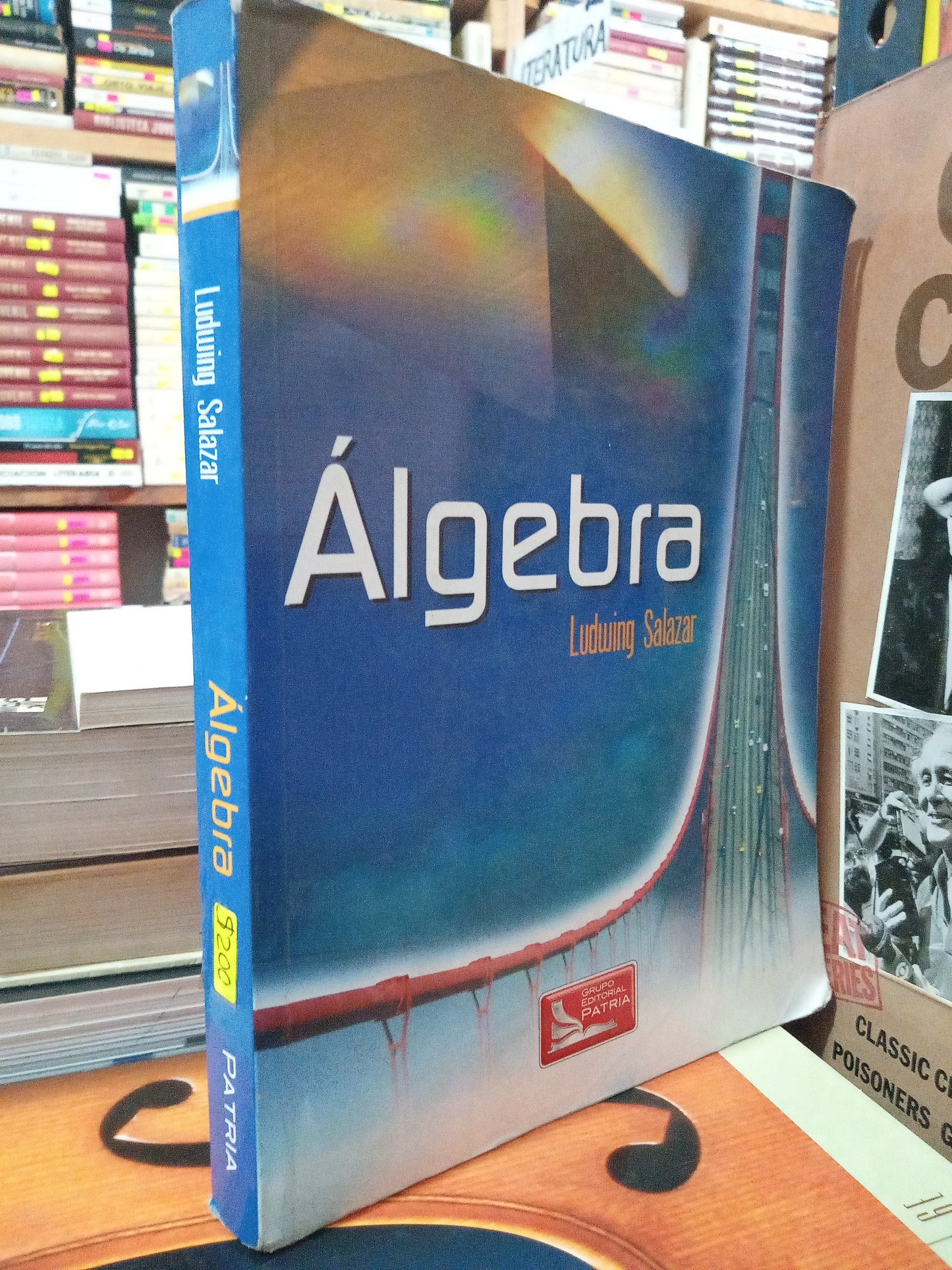 ALGEBRA POR LUDWING SALAZAR USADO MATE LITERARIO 305