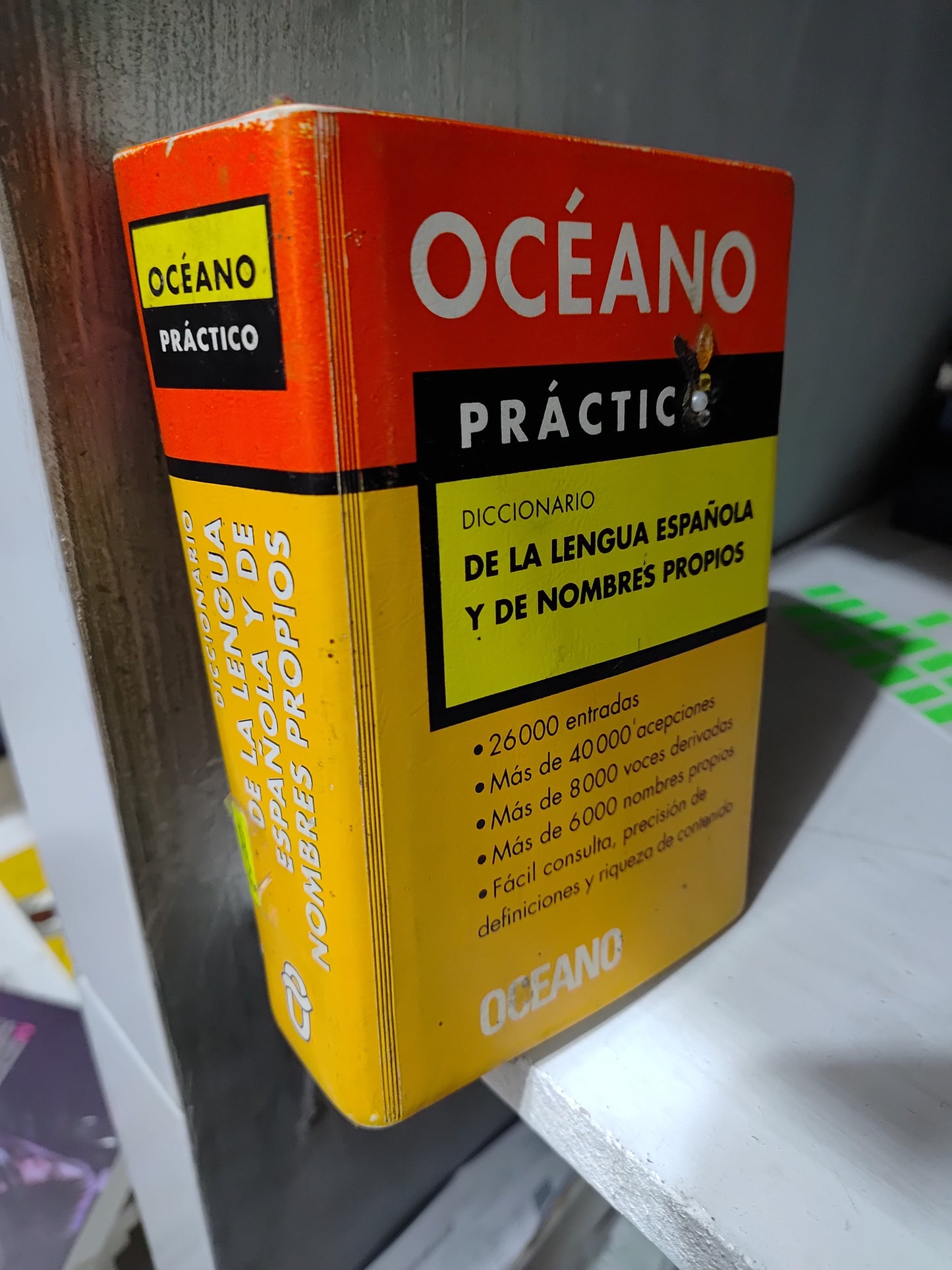 OCEANO PRACTICO DICCIONARIO DE LA LENGUA ESPAÑOLA Y DE NOMBRES PROPIOS USADO EDUCACION JUAREZ