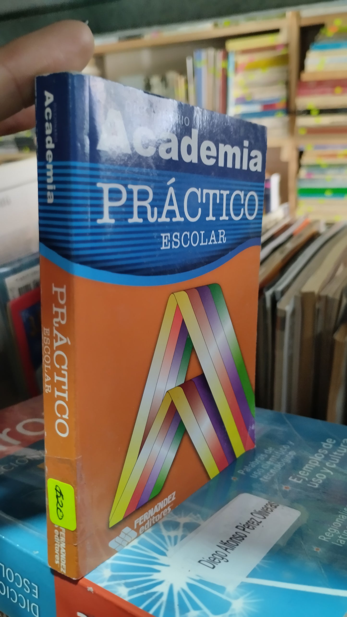 DICCIONARIO ACADEMIA PRACTICO ESCOLAR POR FERNANDEZ EDITORES LIBRO USADO EDUCACIÓN ALDAMA