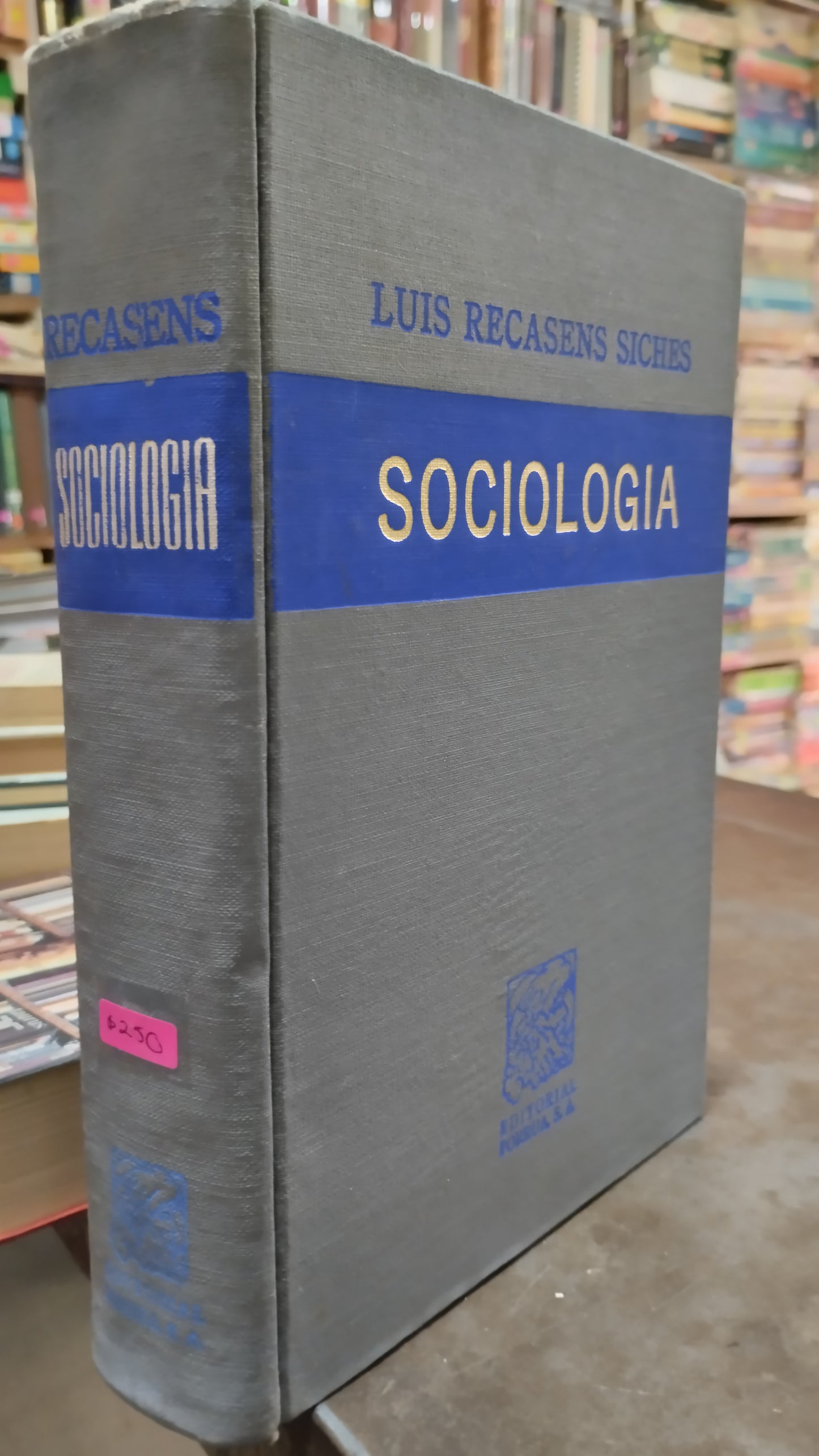 SOCIOLOGIA POR LUIS RECASENS SICHES LIBRO USADO SOCIOLOGIA ALDAMA