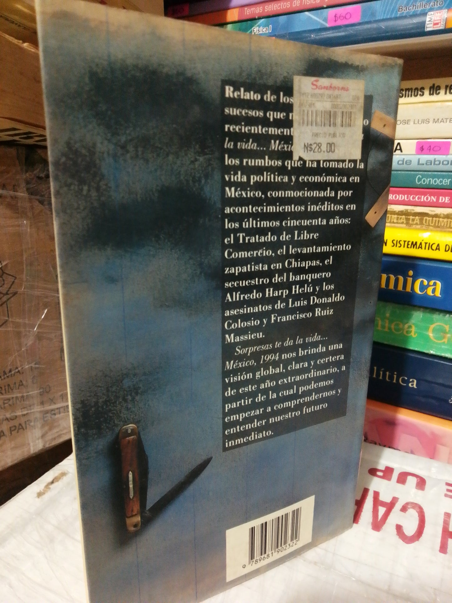 SORPRESAS TE DA LA VIDA POR JORGE G CASTAÑEDA USADO NOVELA JUÁREZ