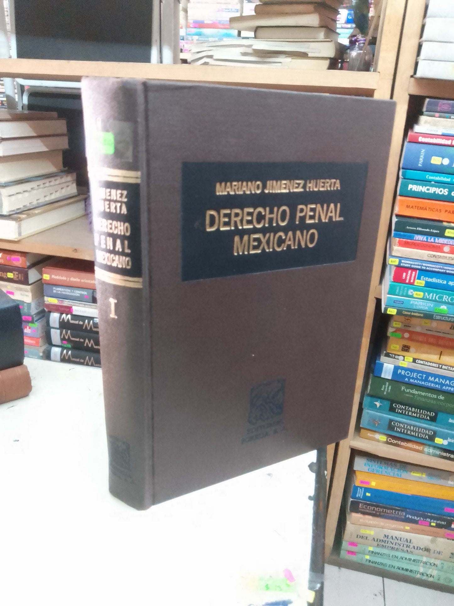 DERECHO PENAL MEXICANO TOMO I POR MARIANO JIMÉNEZ HUERTA USADO DERECHO LITERARIO 207