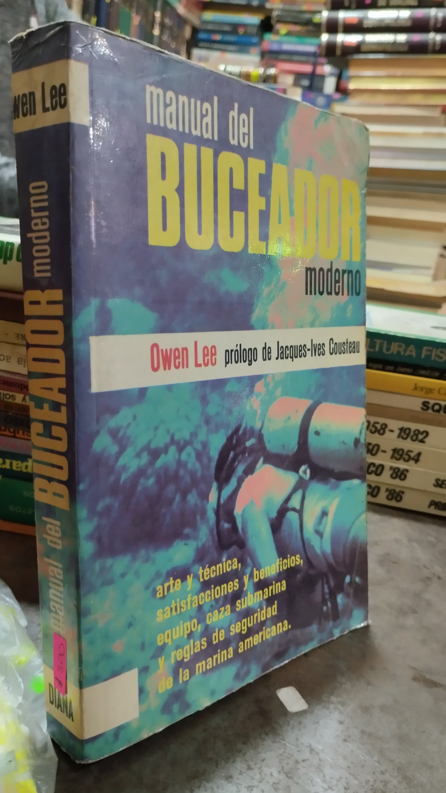 MANUAL DEL BUCEADOR MODERNO POR OWEN LEE LIBRO USADO DEPORTES ALDAMA