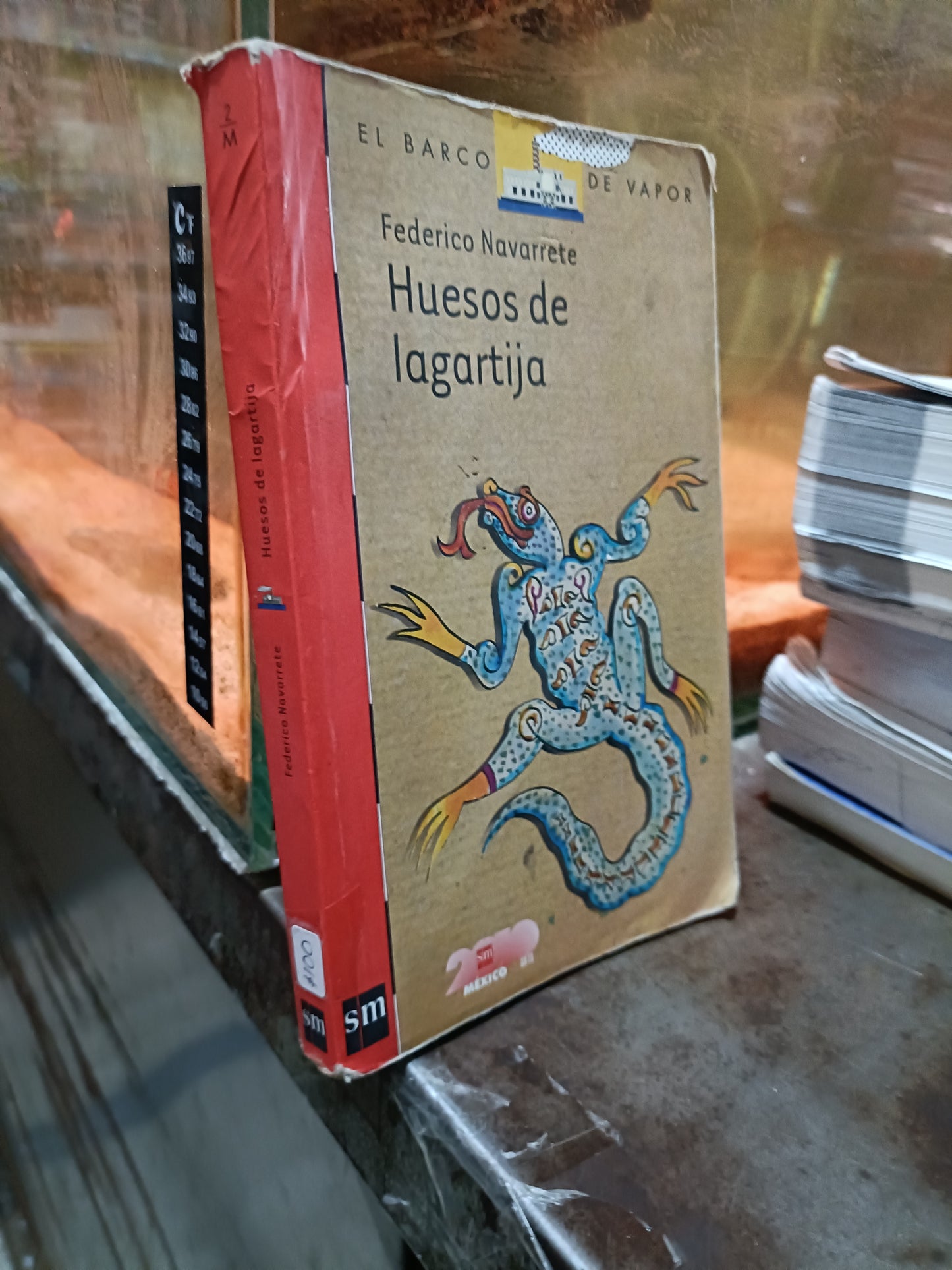 HUESOS DE LAGARTIJA POR FEDERICO NAVARRETE USADO NOVELA ALDAMA