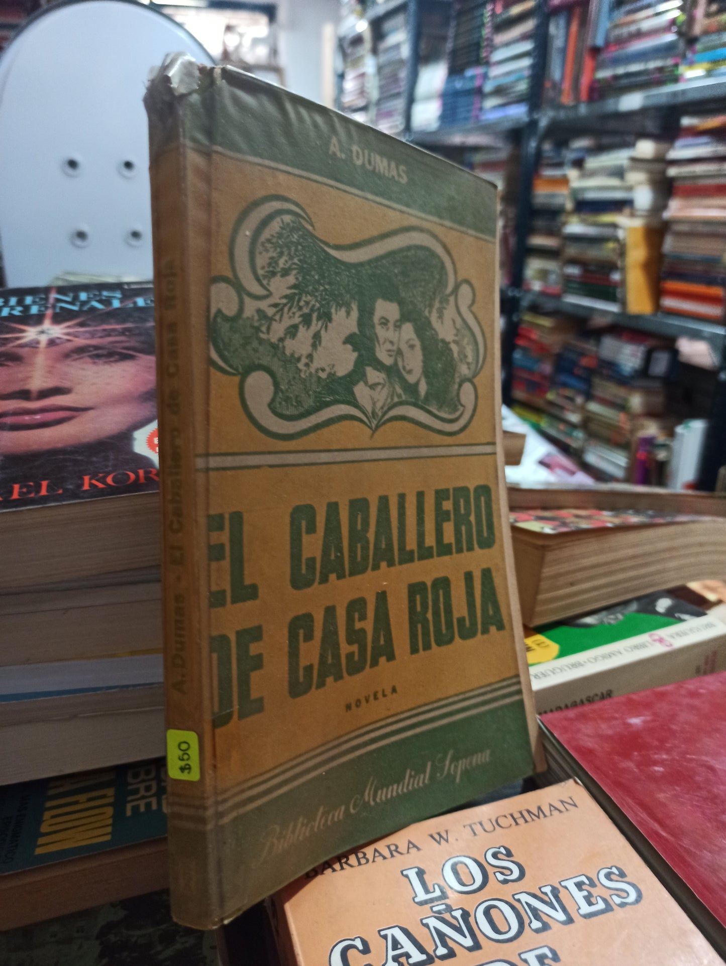 EL CABALLERO DE CASA ROJA POR A. DUMAS USADO NOVELAS ALDAMA