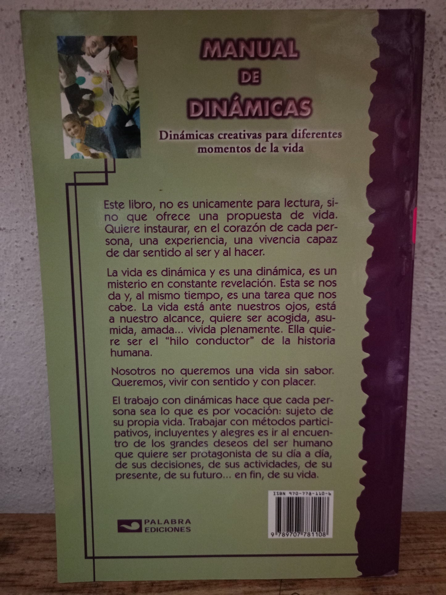 MANUAL DE DINÁMICAS POR CANÍSIO MAYER USADO PSICOLOGÍA LITERARIO 305