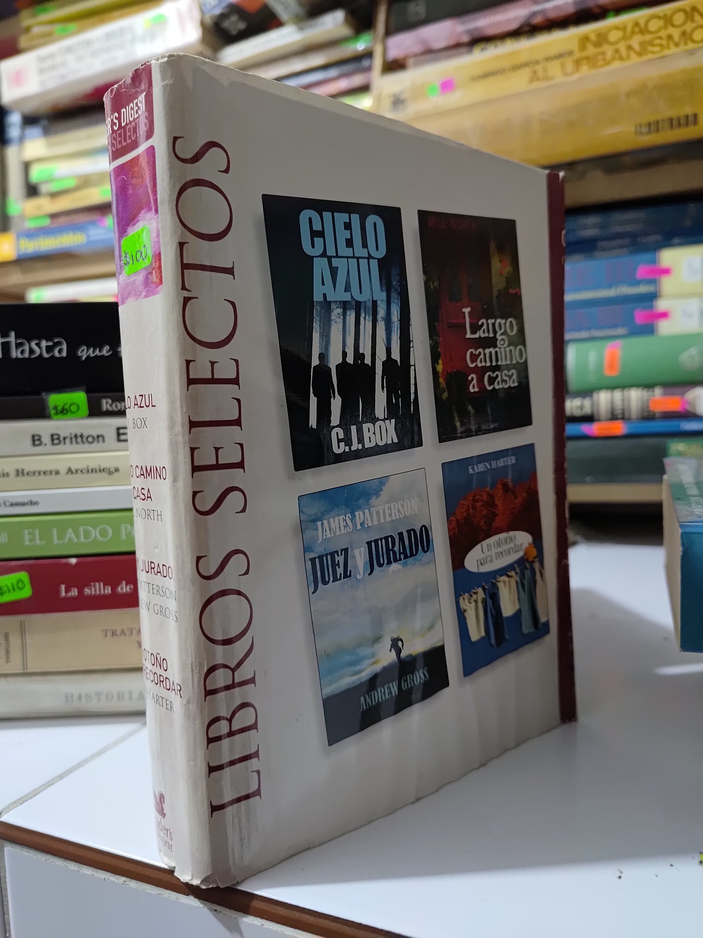 LIBROS SELECTOS CIELO AZUL LARGO CAMINO A CASA JUEZ Y JURADO UN OTOÑO PARA RECORDAR POR VARIOS AUTORES USADO NOVELAS JUAREZ 507