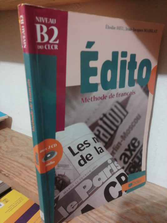 EDITO METHODE DE FRANCAIS NIVEAU B2 USADO IDIOMAS JUAREZ