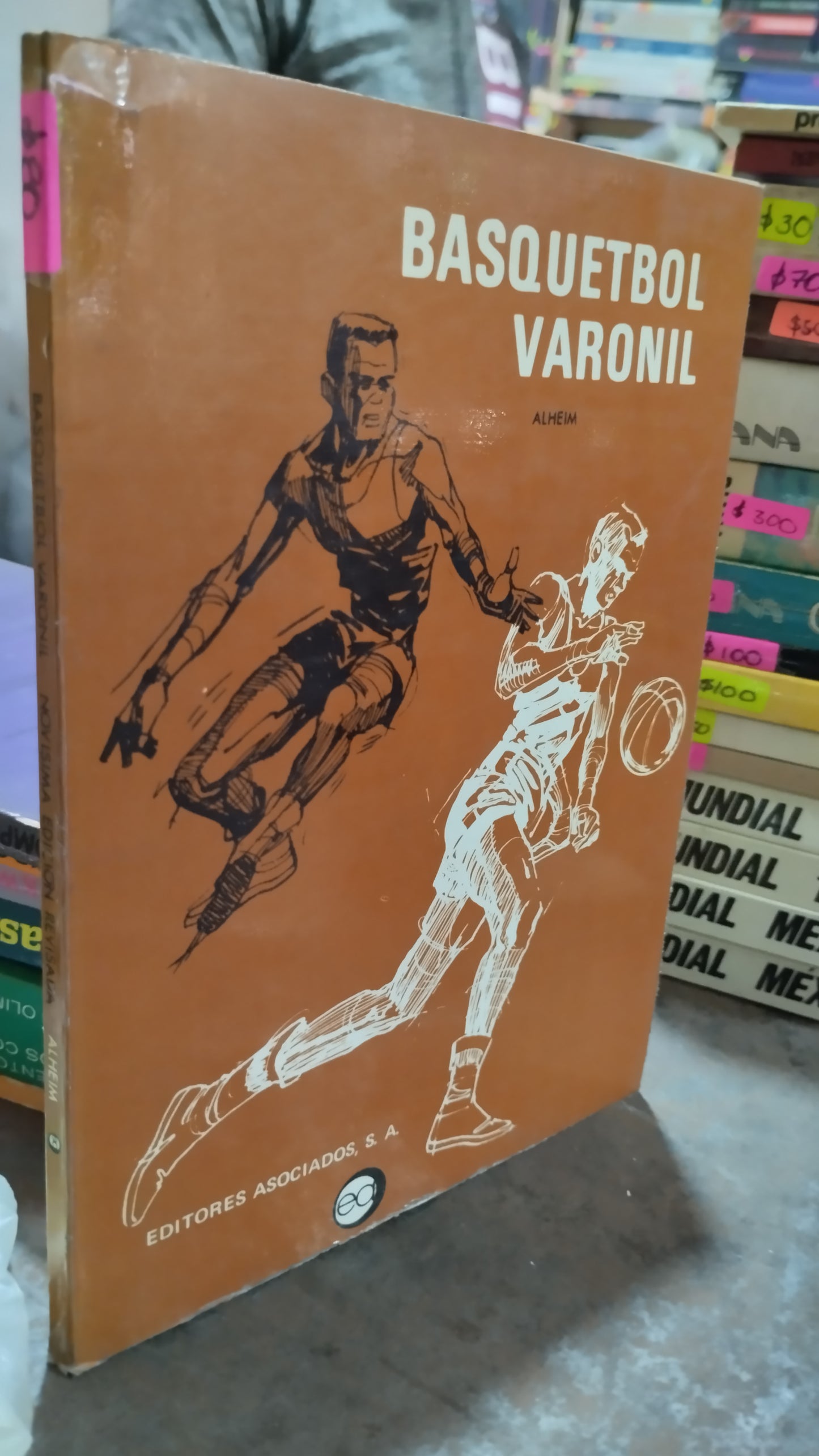 BASQUETBOL VARONIL POR ALHEIM LIBRO USADO DEPORTES ALDAMA