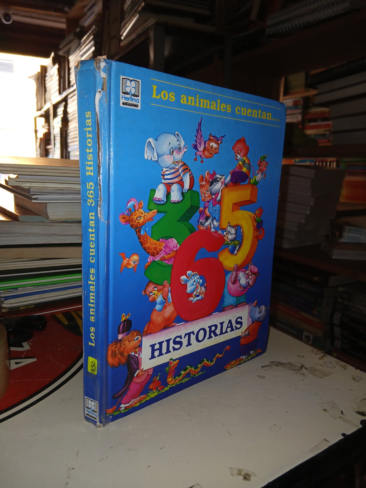 LOS ANIMALES CUENTAN 365 HISTORIAS POR DOLORES LANZAS USADO INFANTIL LITERARIO 207
