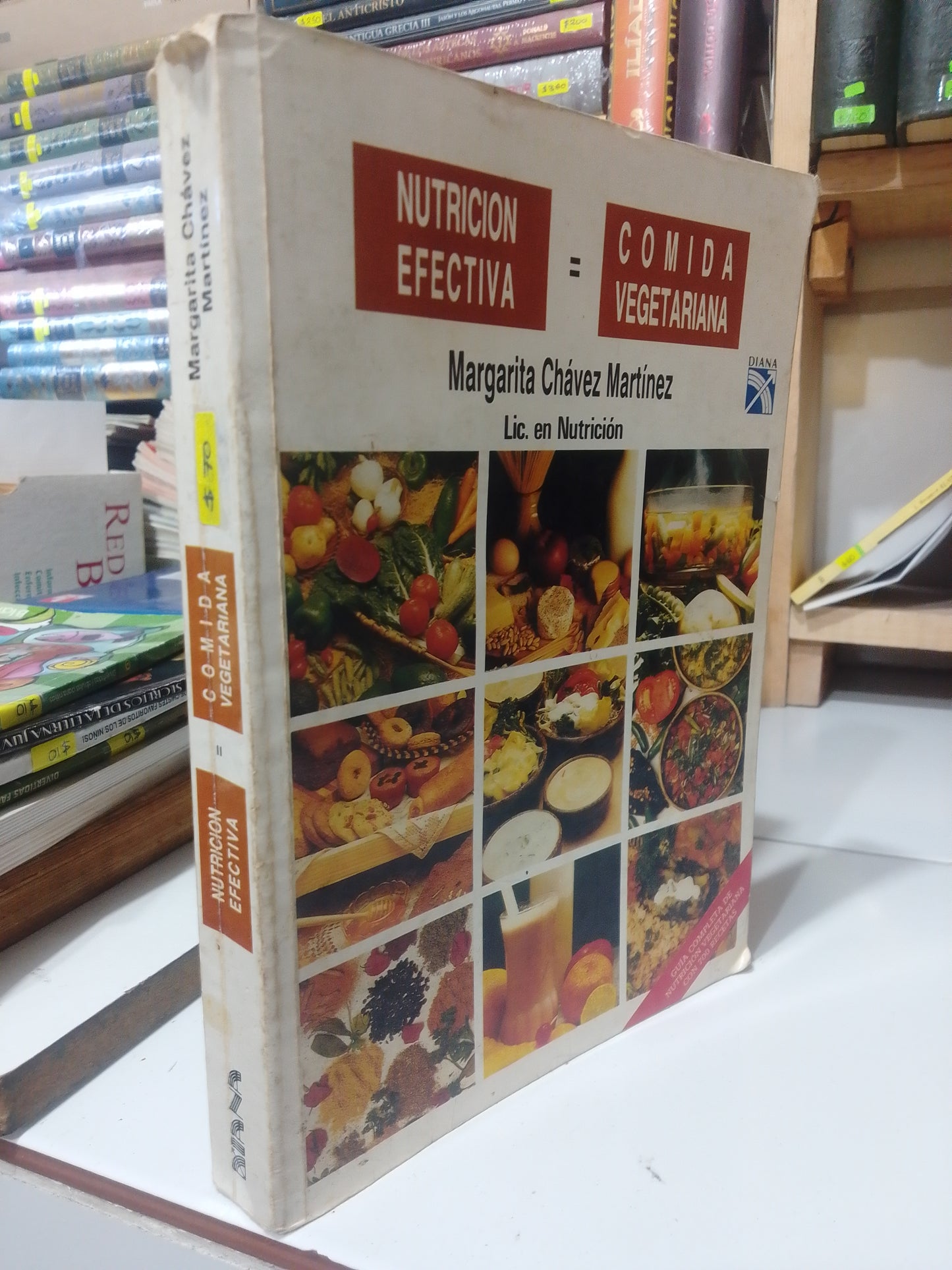 NUTRICION EFECTIVA , COMIDA VEGETARIANA POR MARGARITA CHAVEZ MARTINEZ USADO SALUD JUAREZ