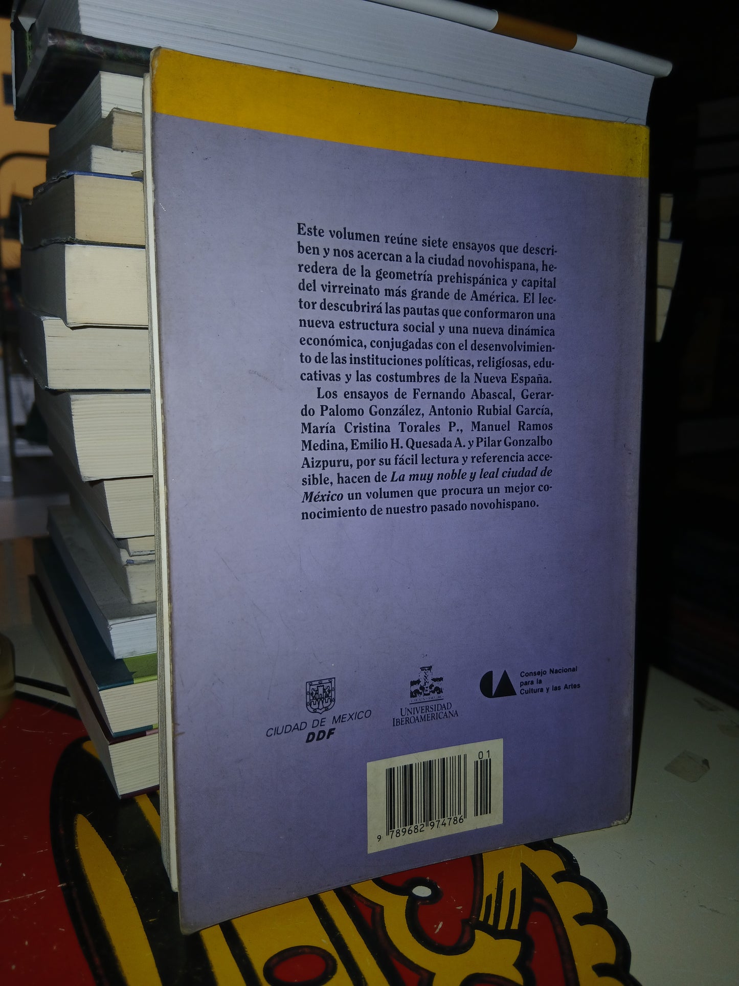 LA MUY NOBLE Y LEAL CIUDAD DE MÉXICO POR ISABEL TOVAR DE ARECHEDERRA & MAGDALENA MAS USADO NOVELA LITERARIO 207