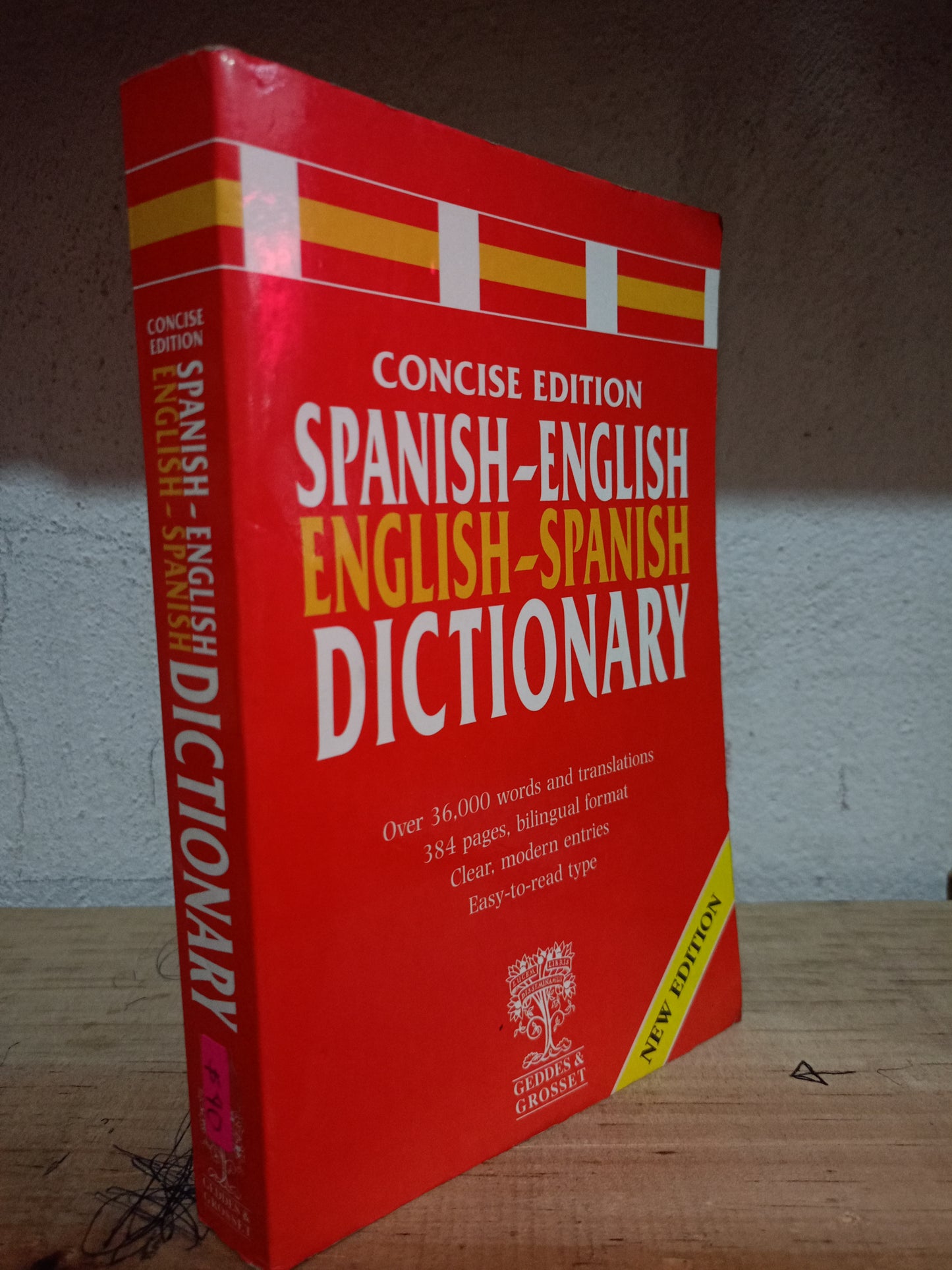 SPANISH ENGELS DICTIONARY USADO IDIOMAS LITERARIO 305