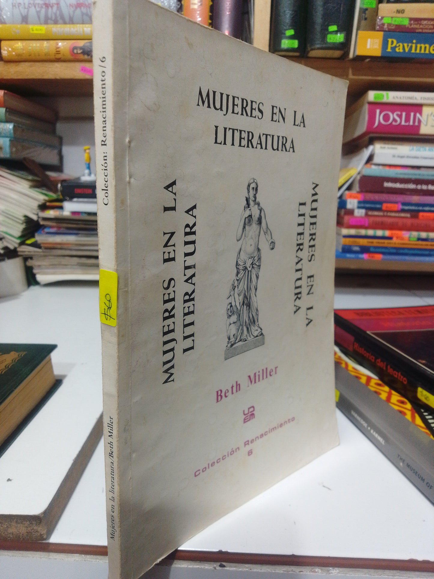 MUJERES EN LA LITERATURA POR BETH MILLER USADO HISTORIA JUAREZ