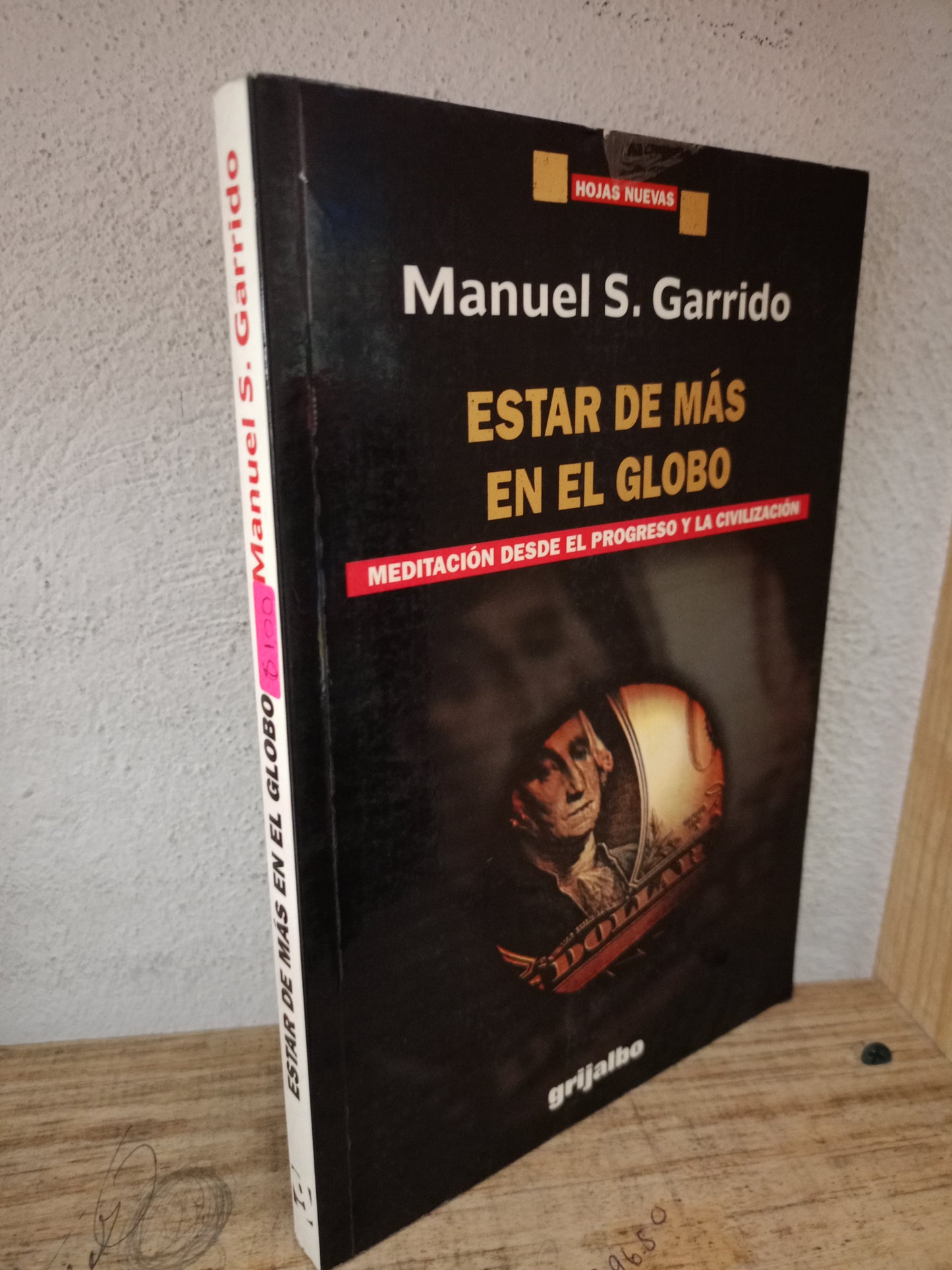 ESTAR DE MAS EN EL GLOBO MANUEL S. GARRIDO USADO NOVELA LITERARIO 305