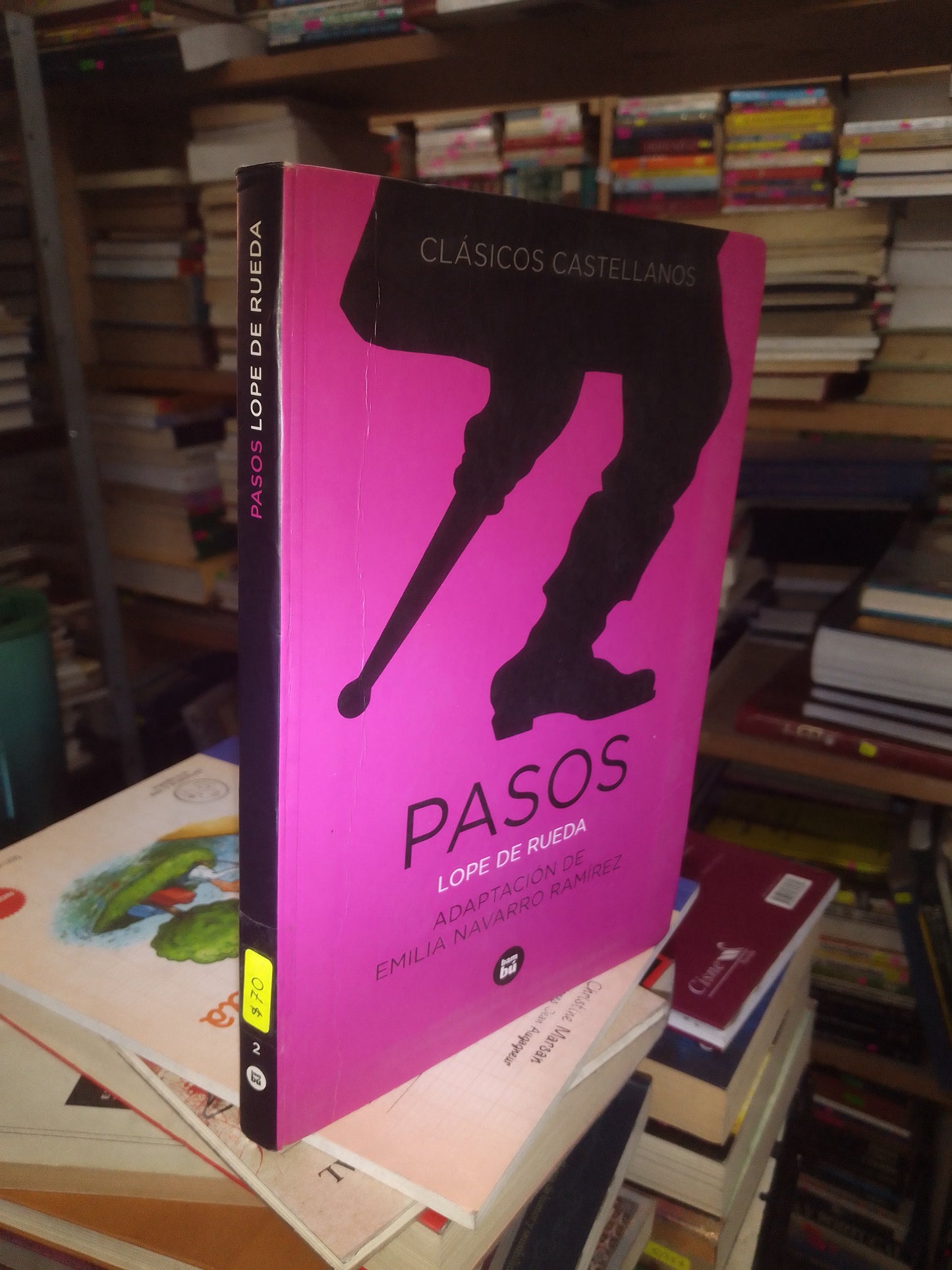 PASOS (LOPE DE RUEDA) ADAPTADO POR EMILIA NAVARRO RAMÍREZ USADO NOVELA LITERARIO 207
