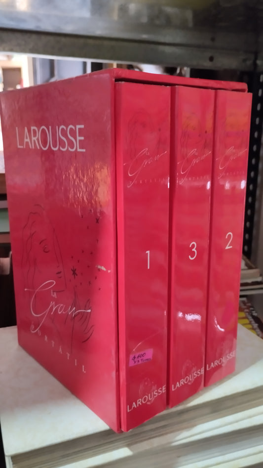 LAROUSSE LA GRAN PORTATIL 3 TOMOS LIBRO PASTA BLANDA LIBRO USADO EDUCACIÓN ALDAMA