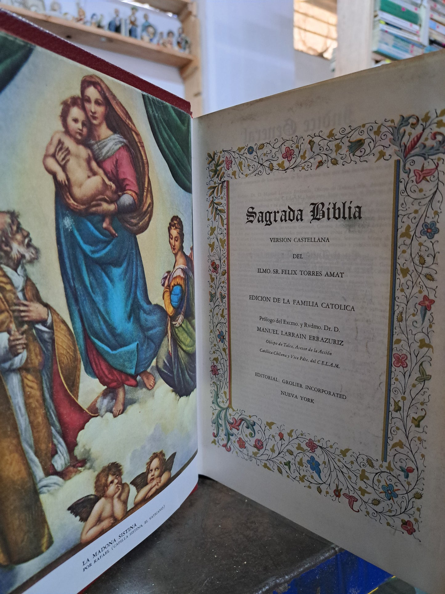 SAGRADA BIBLIA VERSION CASTELLANA USADO ANTIGUO ALDAMA