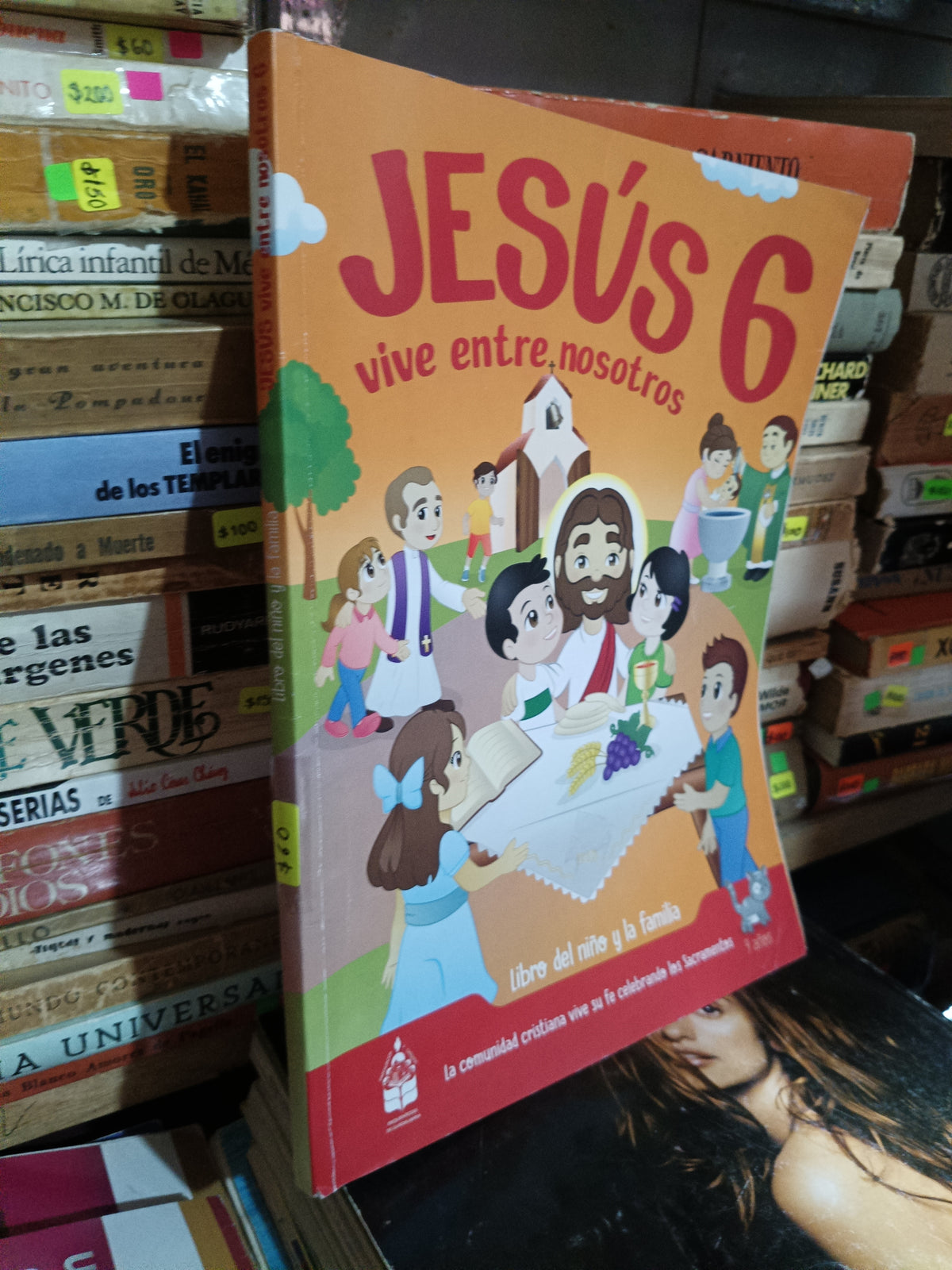 JESUS VIVE ENTRE NOSOTROS 6 LIBRO DEL NIÑO Y LA FAMILIA USADO RELIGION ALDAMA