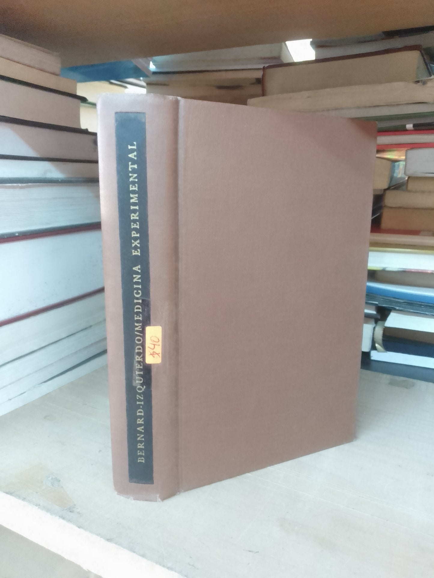 INTRODUCCIÓN AL ESTUDIO DE LA MEDICINA EXPERIMENTAL POR CLAUDE BERNARD USADO MEDICINA LITERARIO 207