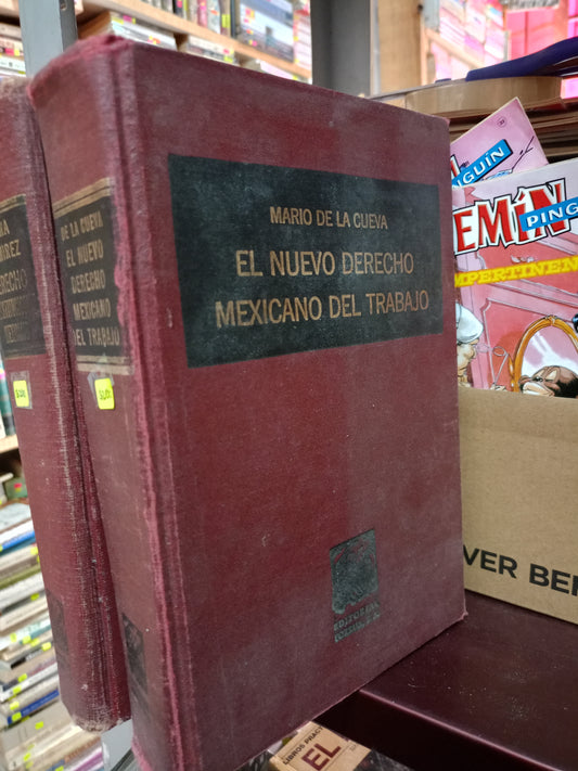 EL NUEVO DERECHO MEXICANO DEL TRABAJO POR MARIO DE LA CUEVA USADO DERECHO LITERARIO 305
