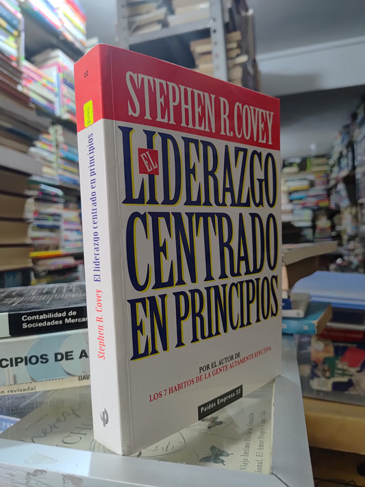 EL LIDERAZGO CENTRADO EN PRINCIPIOS POR STEPHEN R. COVEY USADO SUP PERSONAL JUAREZ
