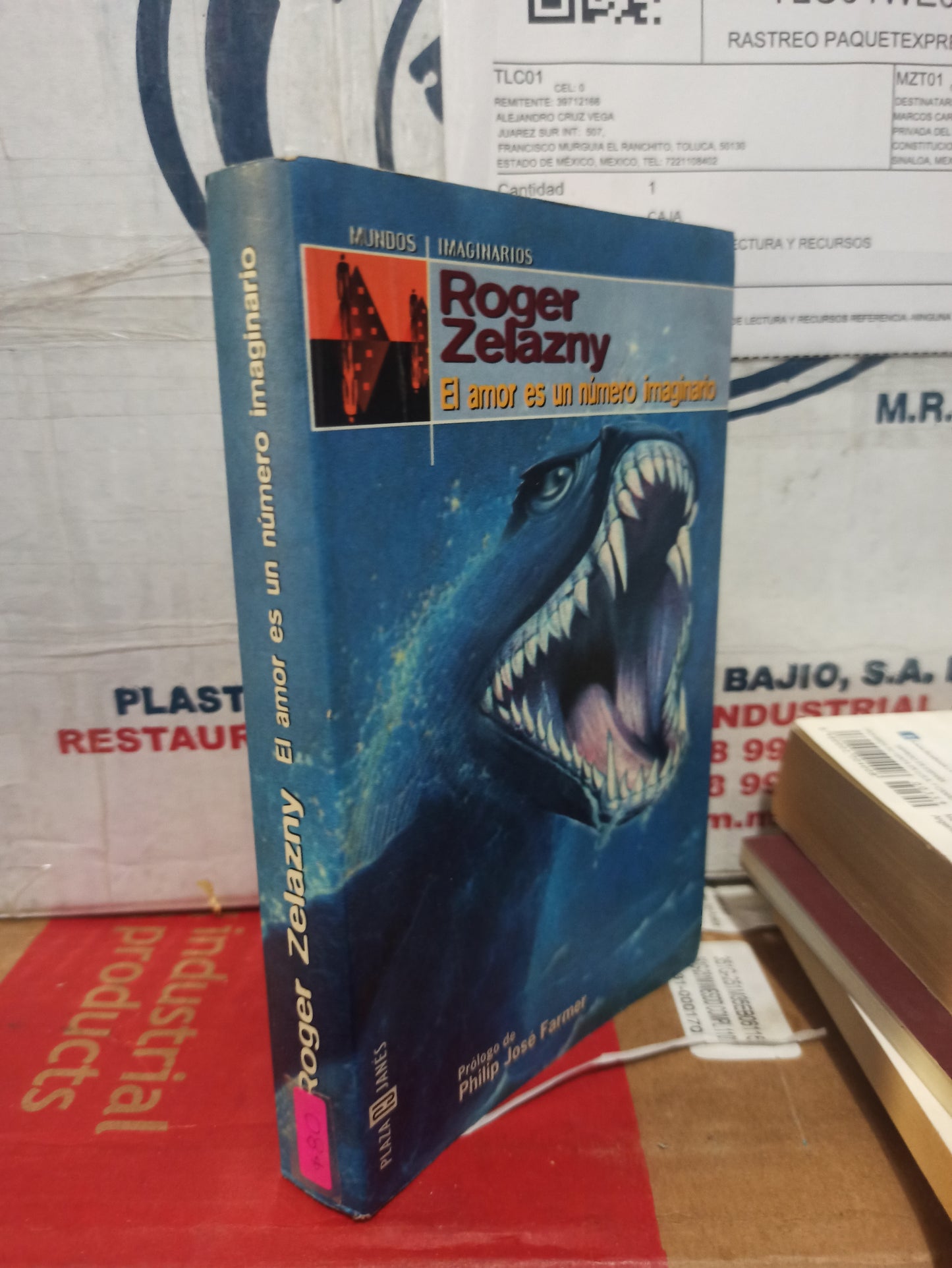EL AMOR ES UN NÚMERO IMAGINARIO POR ROGER ZELZANY USADO NOVELAS JUÁREZ