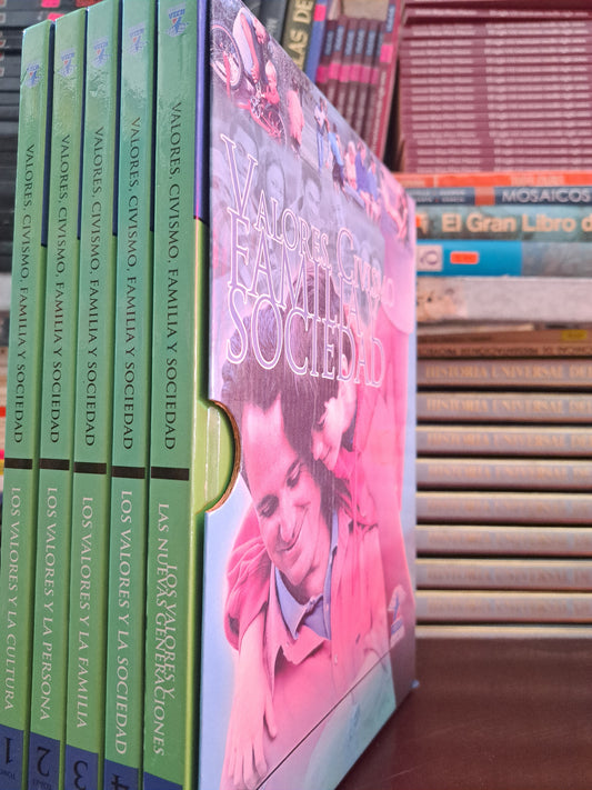 VALORES, CIVISMO, FAMILIA Y SOCIEDAD 5 TOMOS INÉS ZÁRATE B. USADO PSICOLOGÍA LITERARIO 305
