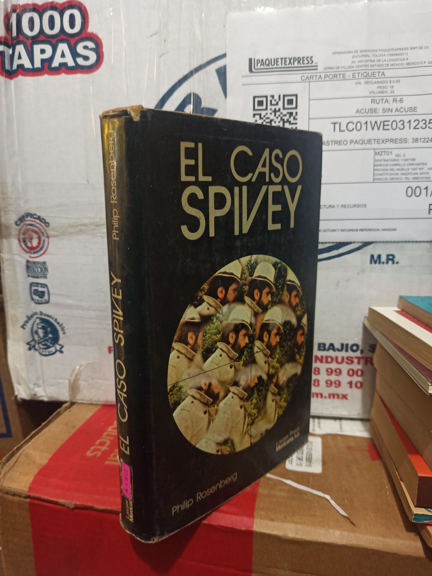 EL CASO SPIVEY POR PHILIP ROSENBERG USADO NOVELAS JUAREZ