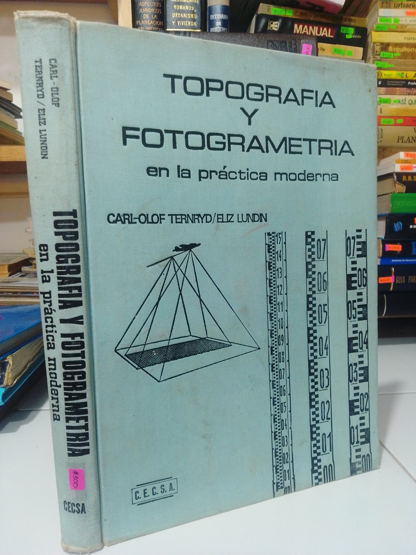 TOPOGRAFIA Y FOTOGRAMETRIA EN LA PRACTICA MODERNA POR CARL OLOF TERNRYD USADO ARQUITECTURA JUAREZ