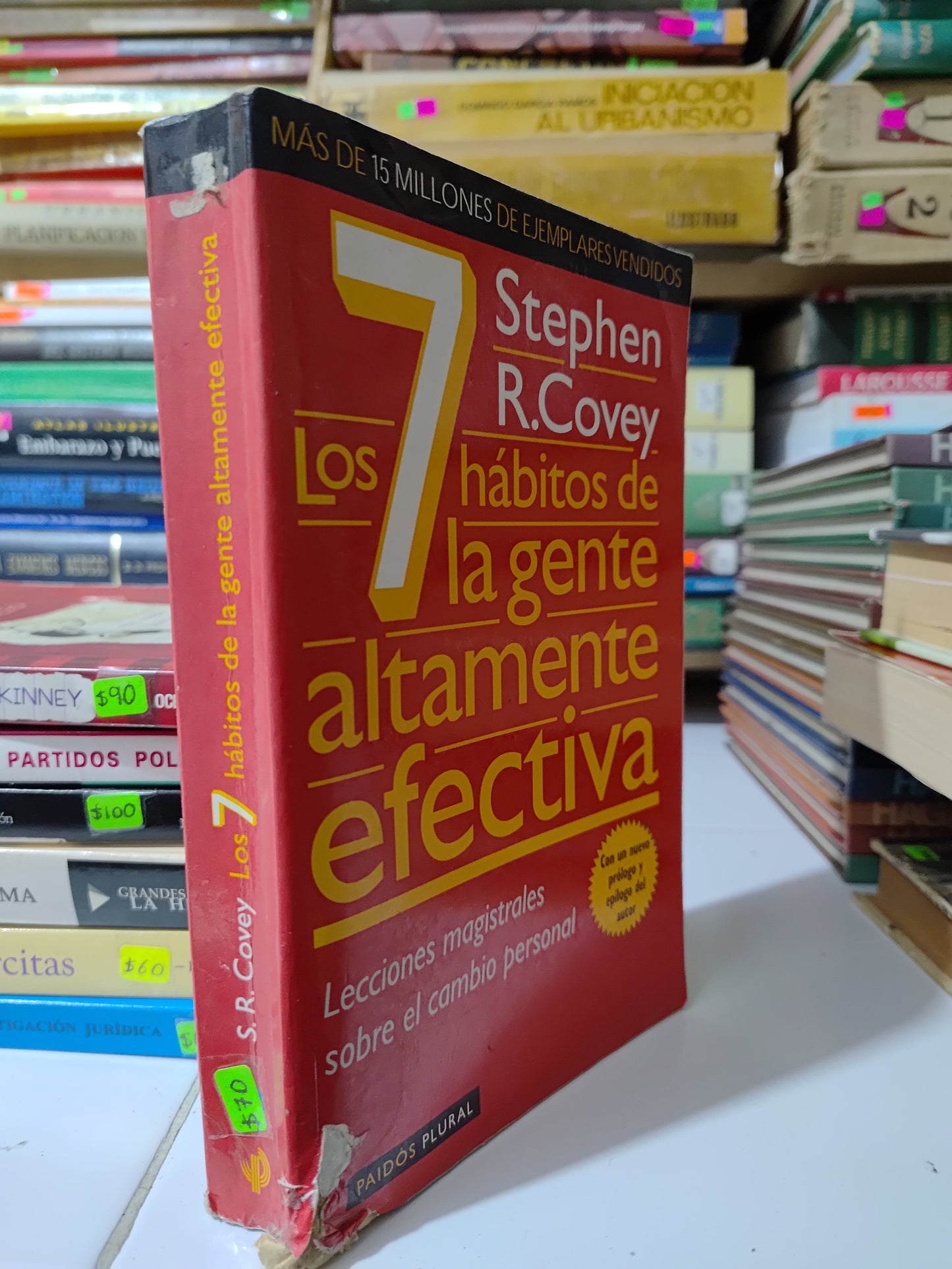 LOS 7 HABITOS DE LA GENTE ALTAMENTE EFECTIVA POR STEPHEN R. COVEY USADO SUP PERSONAL JUAREZ 507