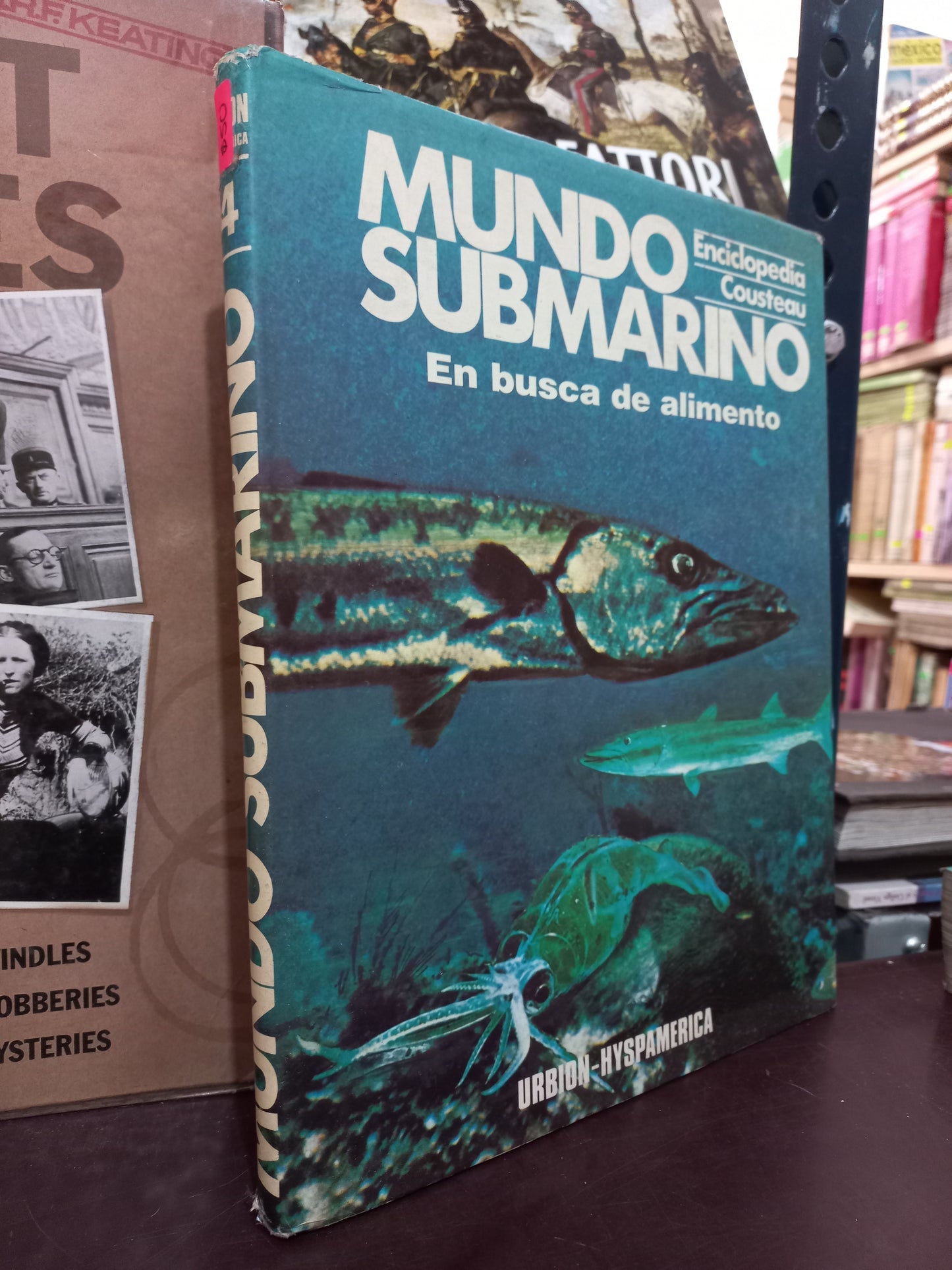 MUNDO SUBMARINO ENCICLOPEDIA COUSTEAU USADO BIOLOGÍA LITERARIO 305