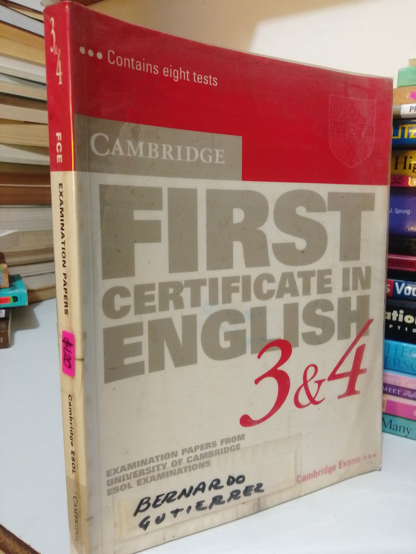 FIRST CERTIFICATE IN ENGLISH EXAMINARION PAPERS USADO IDIOMAS JUAREZ
